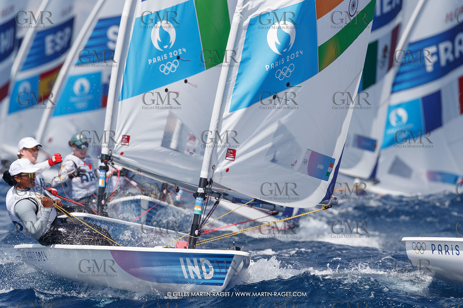 03 08 2024, Marseille (FRA), Paris 2024 Olympic Games, Sailing, Race Day 7