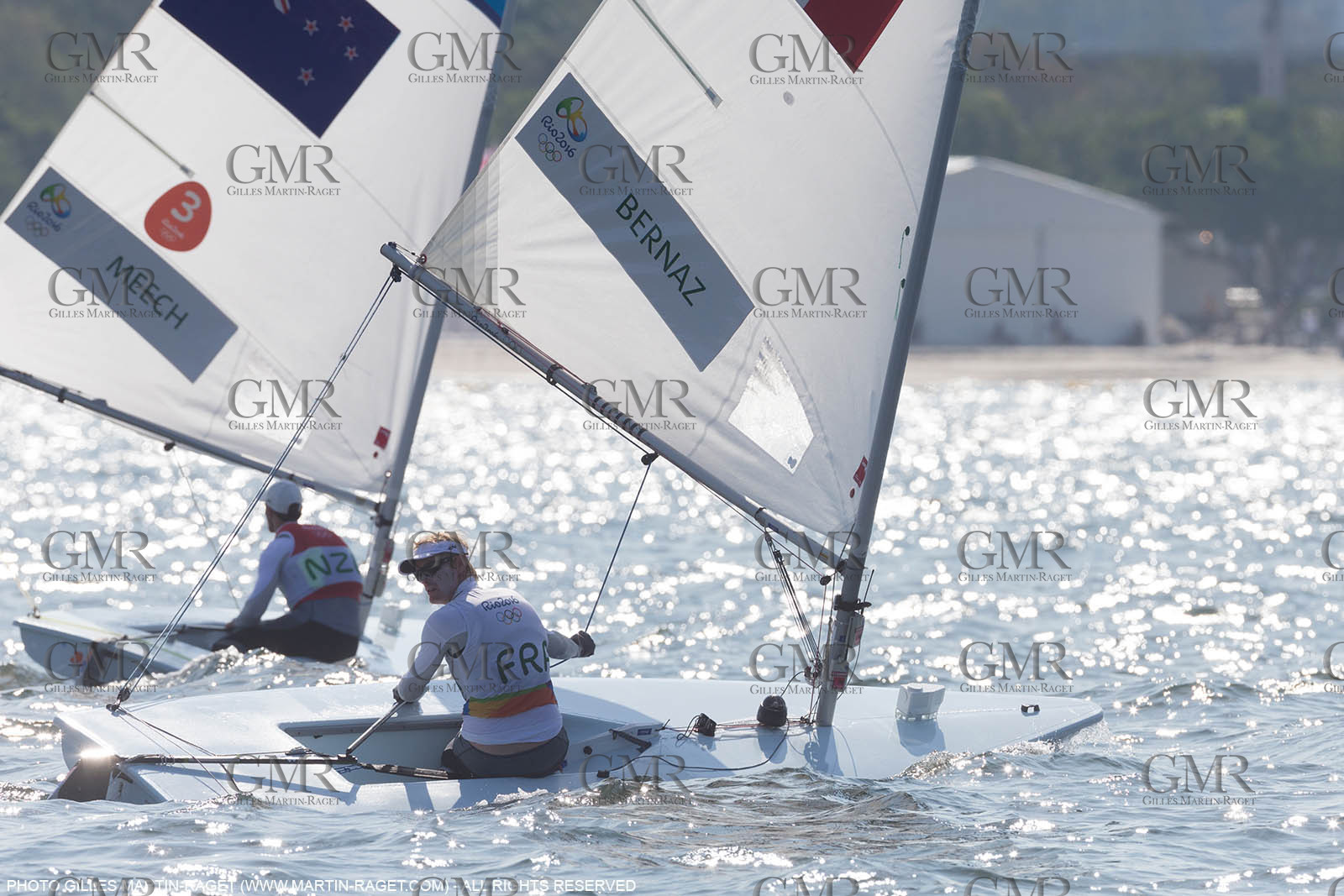 16 08 2016, Rio de Janeiro (BRA), 2016 Olympic Games, Sailing, Laser Medal Race, JB Bernaz