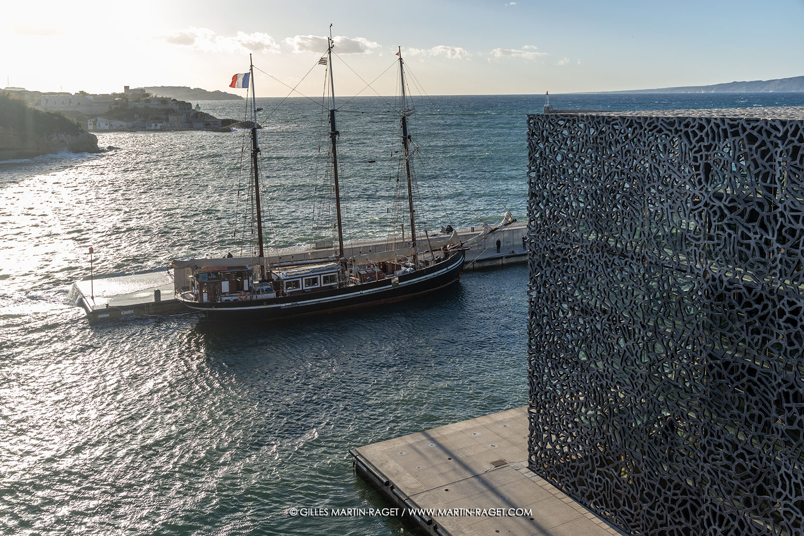 23 10 2025, Marseille (FRA), MED25 - Armada pour la Paix - Le Bel Espoir ammaré au Mucem