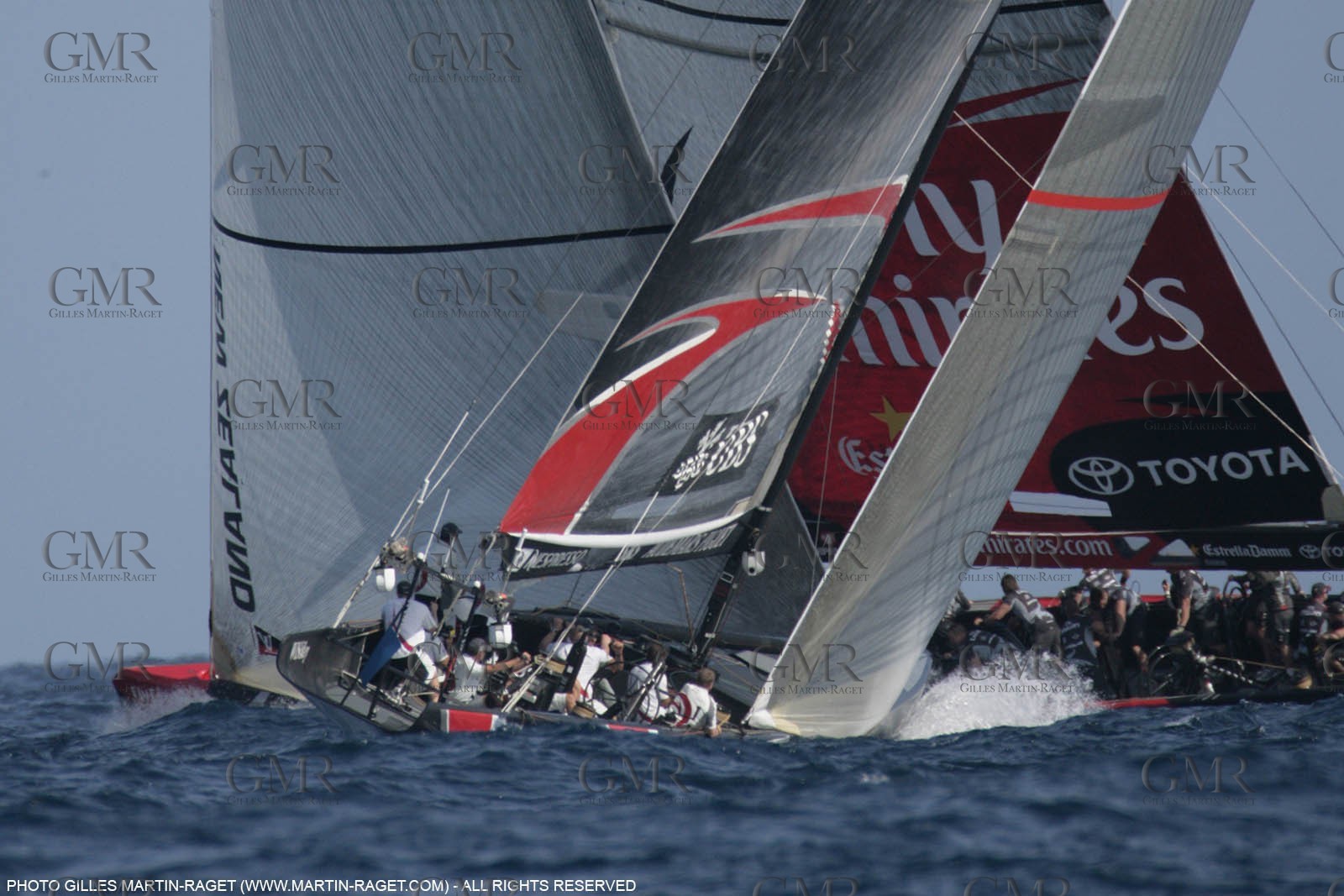 26 06 2007-Valencia (Spain)- 32nd America's Cup - Final Match - Day 3 - Alinghi vs Emirates Team New Zealand