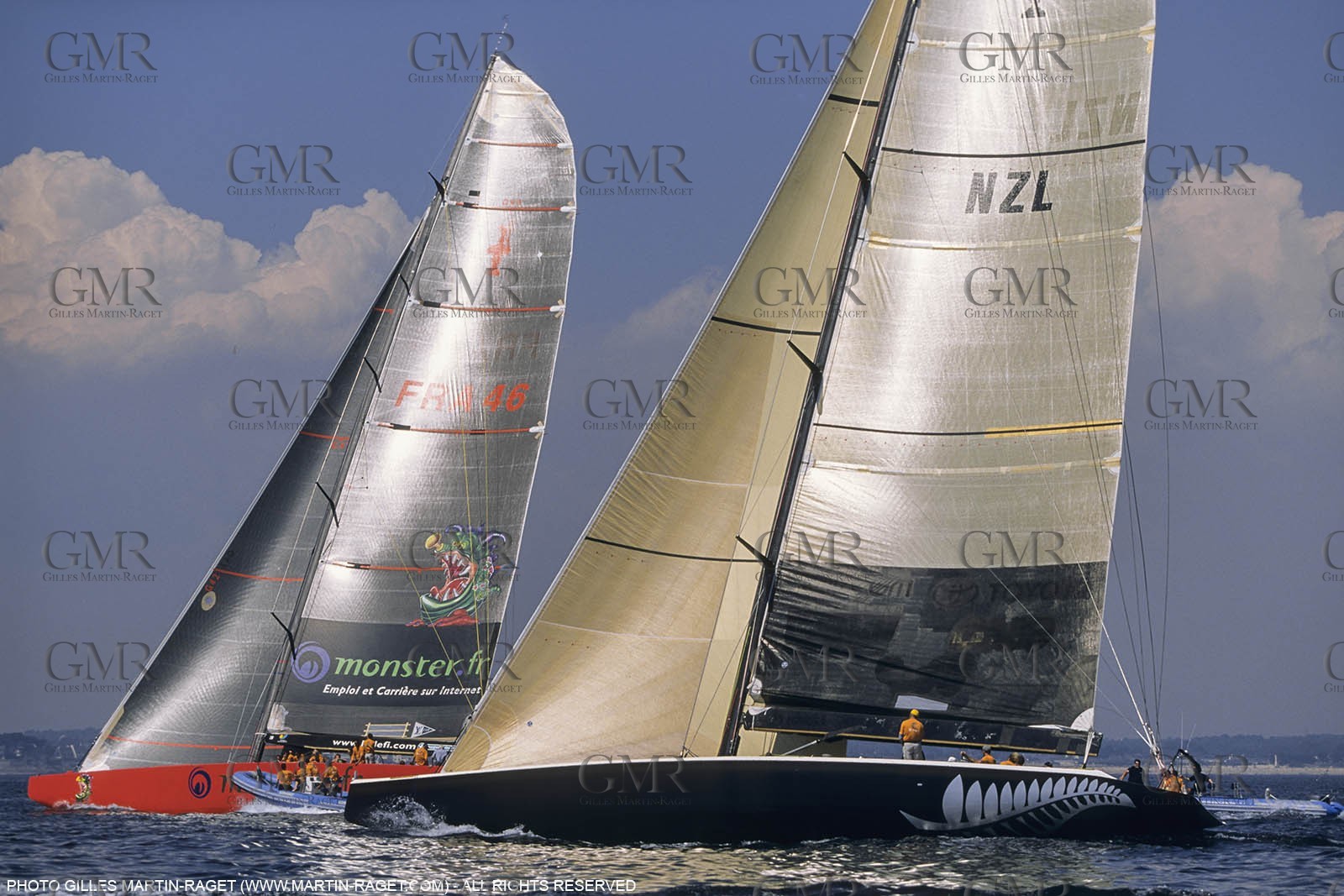 Yacht racing, 30th America's Cup 2000, Auckland (NZL), Le Défi, 6ème Sens