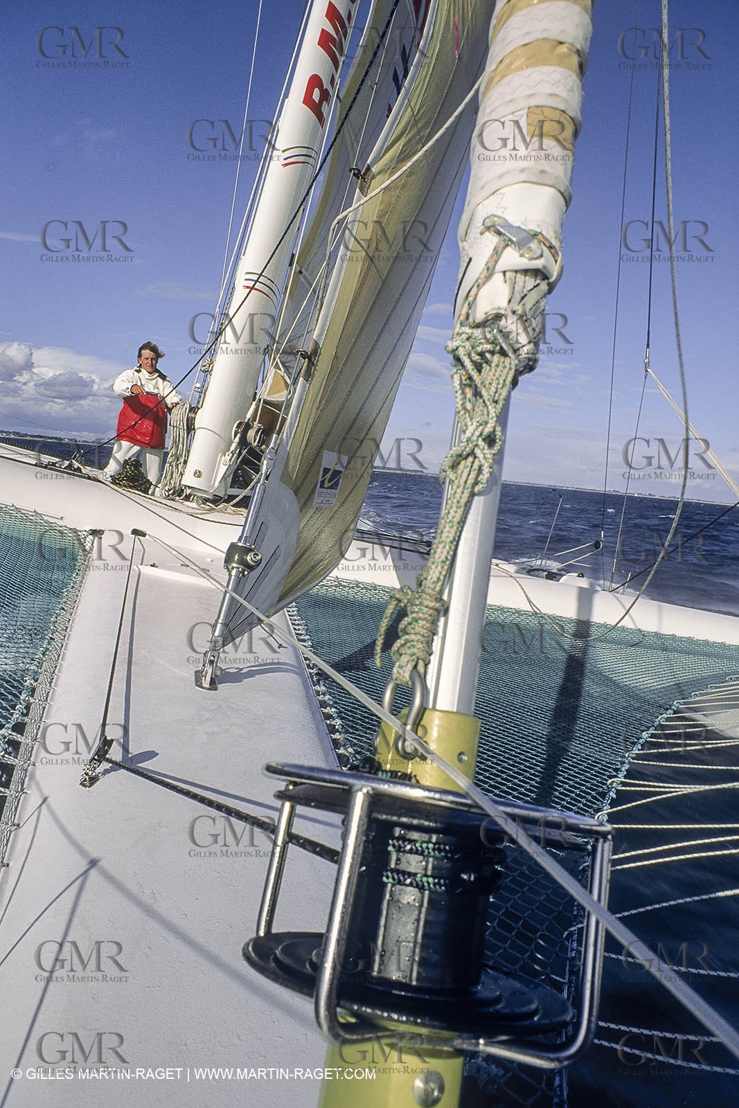 Sailing, Offshore Racing, Route du Rhum 1990, RMO, Laurent Bourgnon