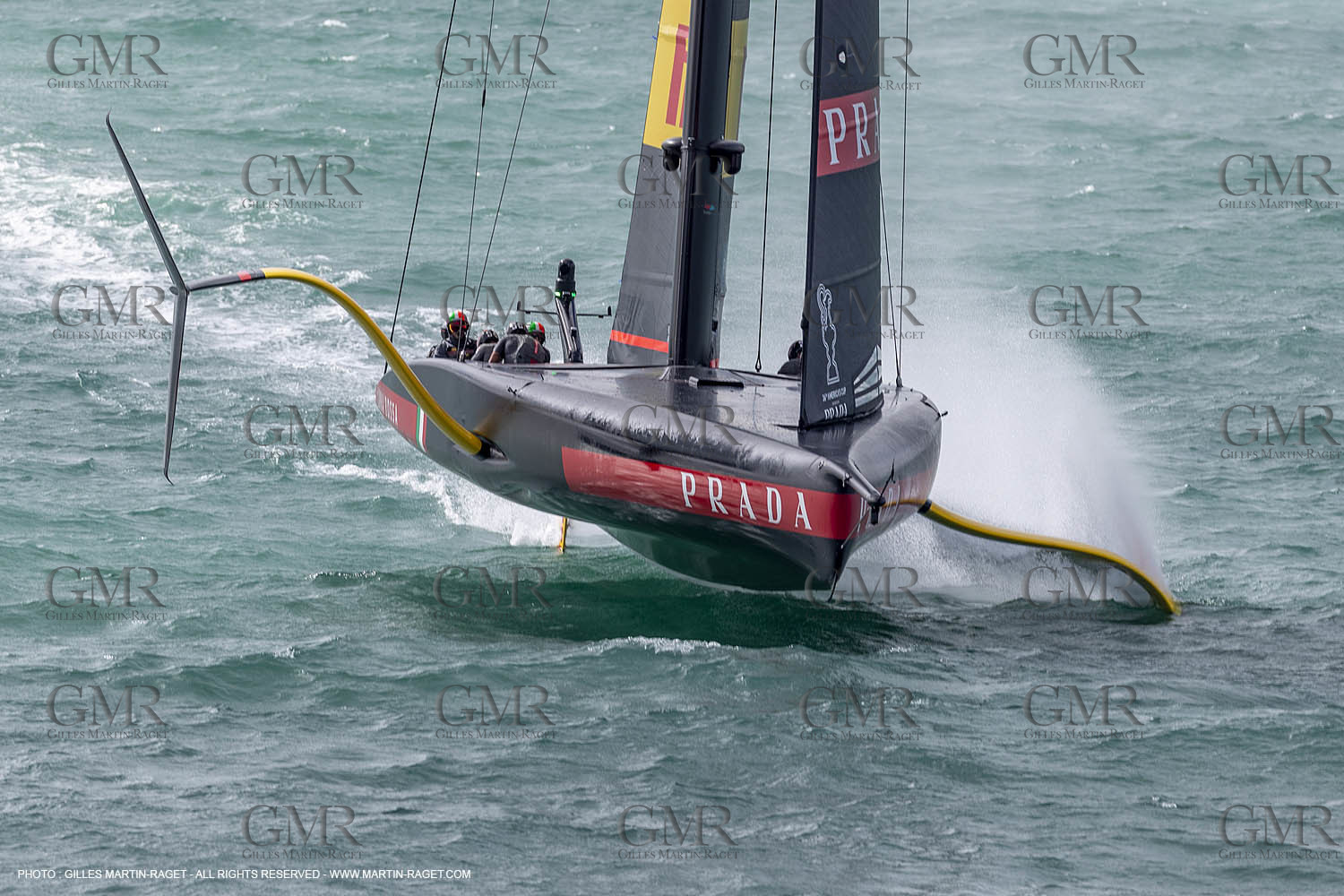 10 12 2020 - Auckland (NZL) - 36th America's Cup - Practice Sessions - Day 2 -Luna Rossa Prada Pirelli Team