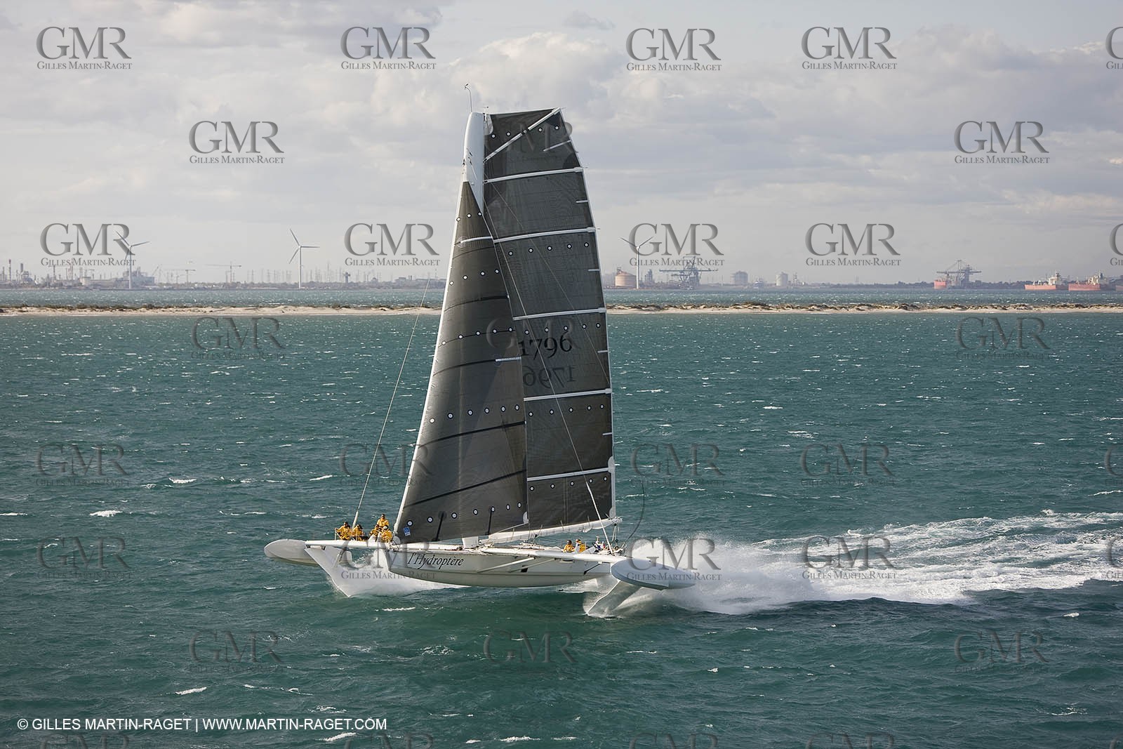 03 10 2008 - Fos   mer (FRA, 13) - L'Hydroptère - Speed record attempt