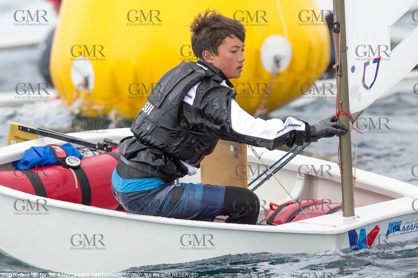 15 04 2016, Marseille (FRA,13), SNIM Dériveurs, Coupe Internationale de Printemps Optimist, Final Day