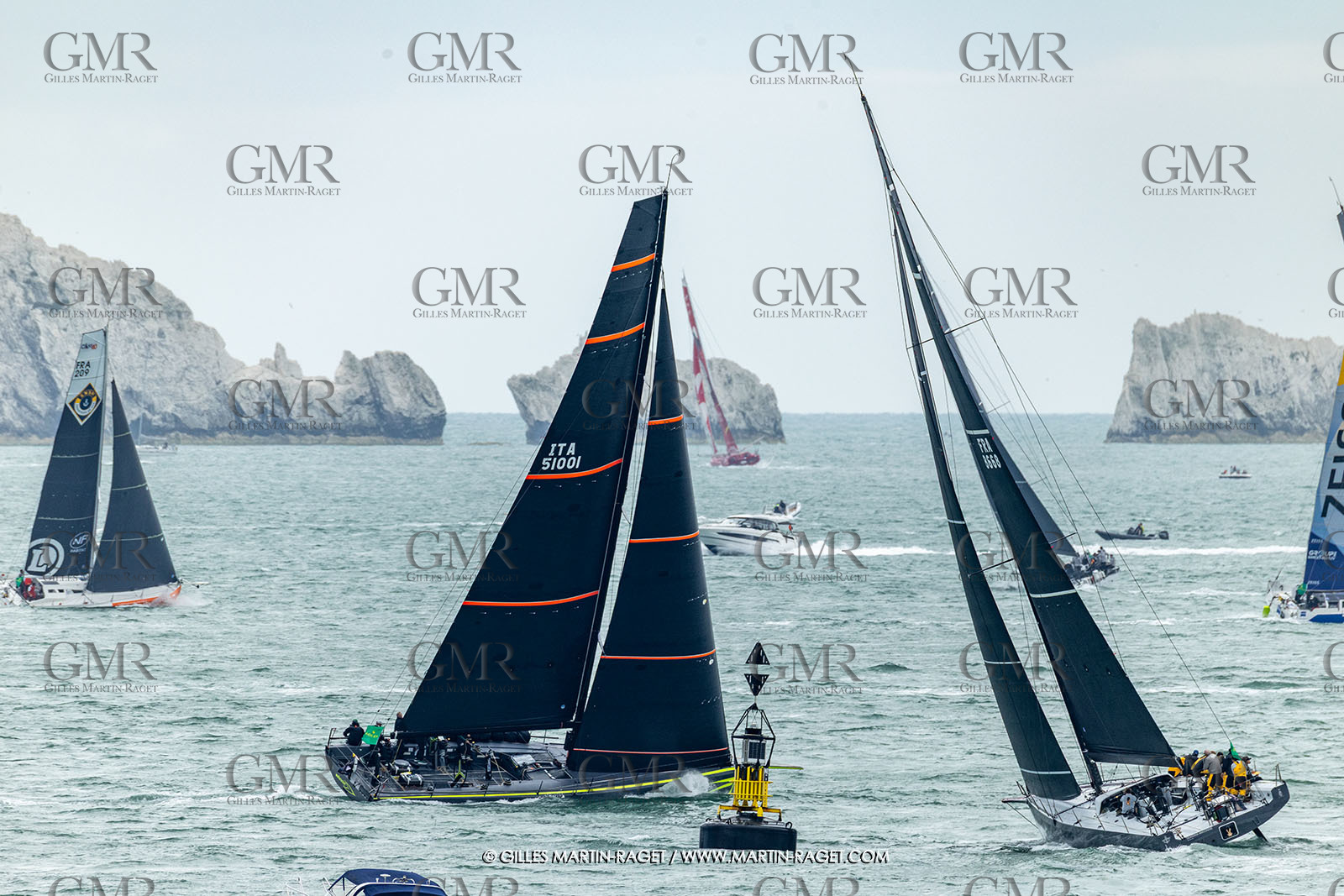 26 07 2025, Cowes (UK, IOW), Admiral's Cup 2025, Rolex Fastnet Race start,