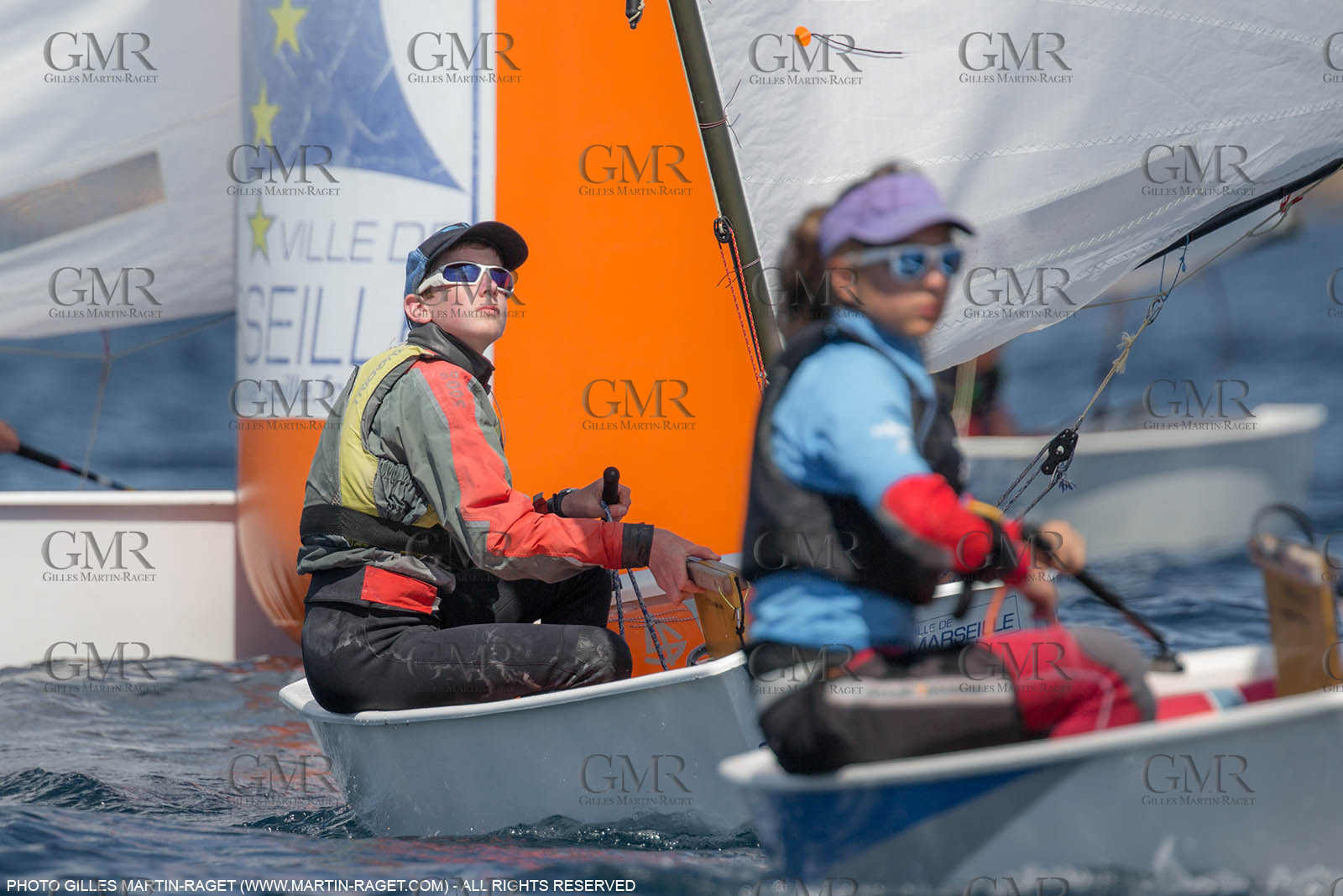 14 04 2016, Marseille (FRA,13), SNIM Dériveurs, Coupe Internationale de Printemps Optimist, Day 4
