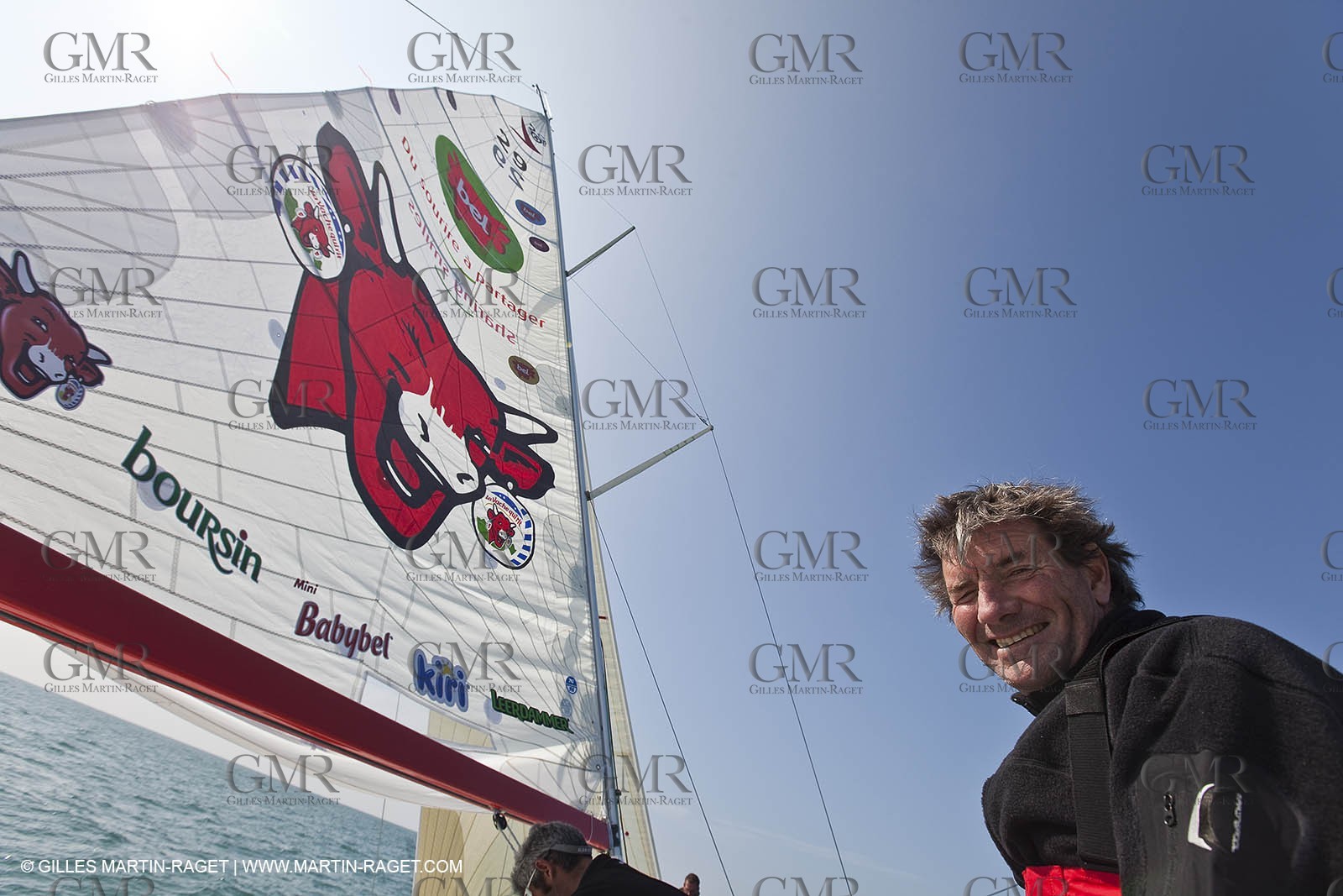 13 03 2010 -  La Grande Motte   Port Camargue (FRA) - Groupe Bel - Kito de Pavant   Sebastien Audigane training for Transat AG2R