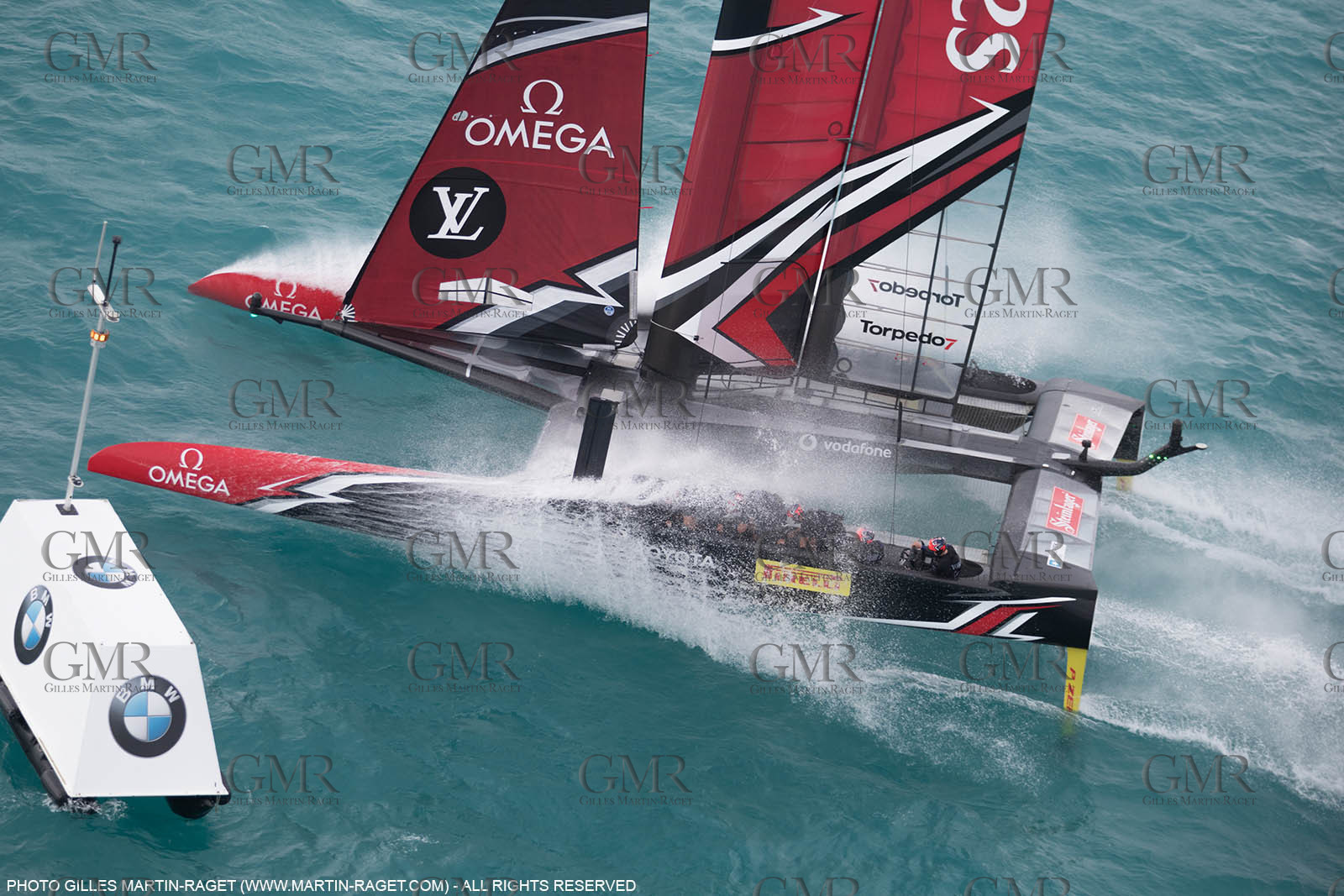 10 06 2017 - Bermuda (BDA) - 35th America's Cup Bermuda 2017 - Louis Vuitton America's Cup Challenger Playoffs final, Day 1