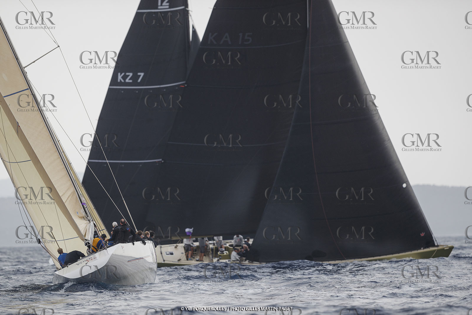 19 06 2024, Porquerolles Island (FRA), Championnat du monde des 12 m JI 2024, Race Day 1