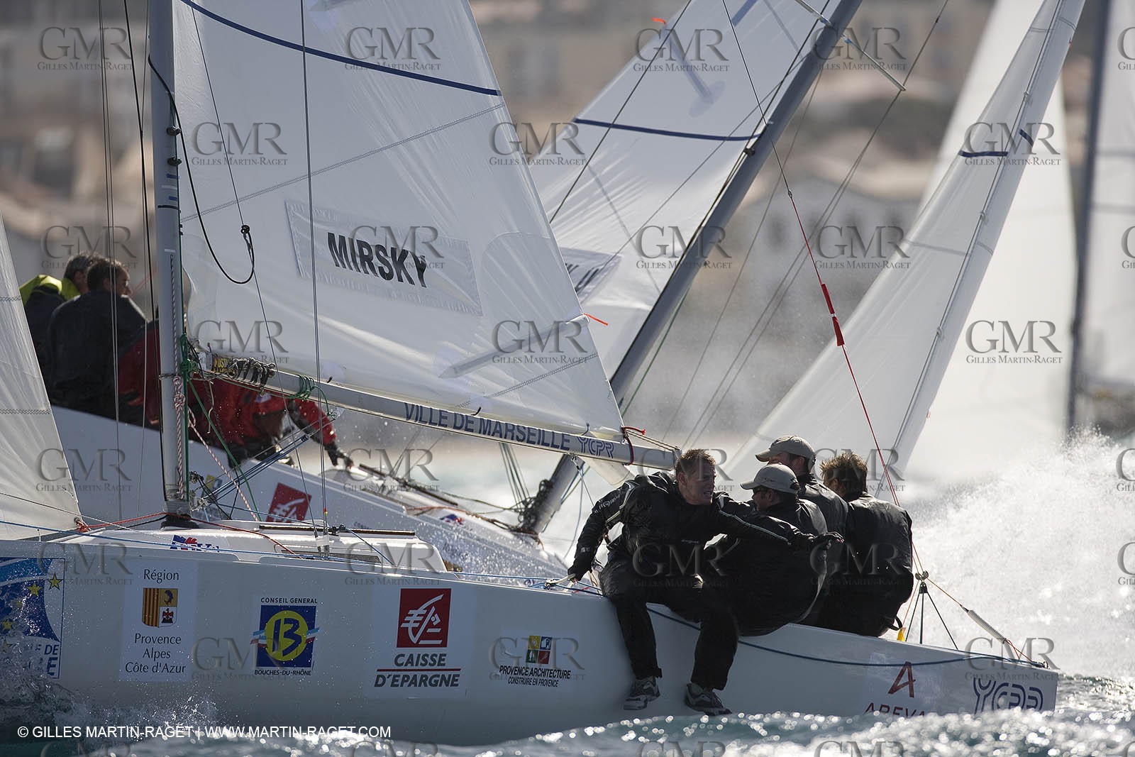 10 03 2008 - Marseille International Match Race 2008 - Day 2 - Round Robin
