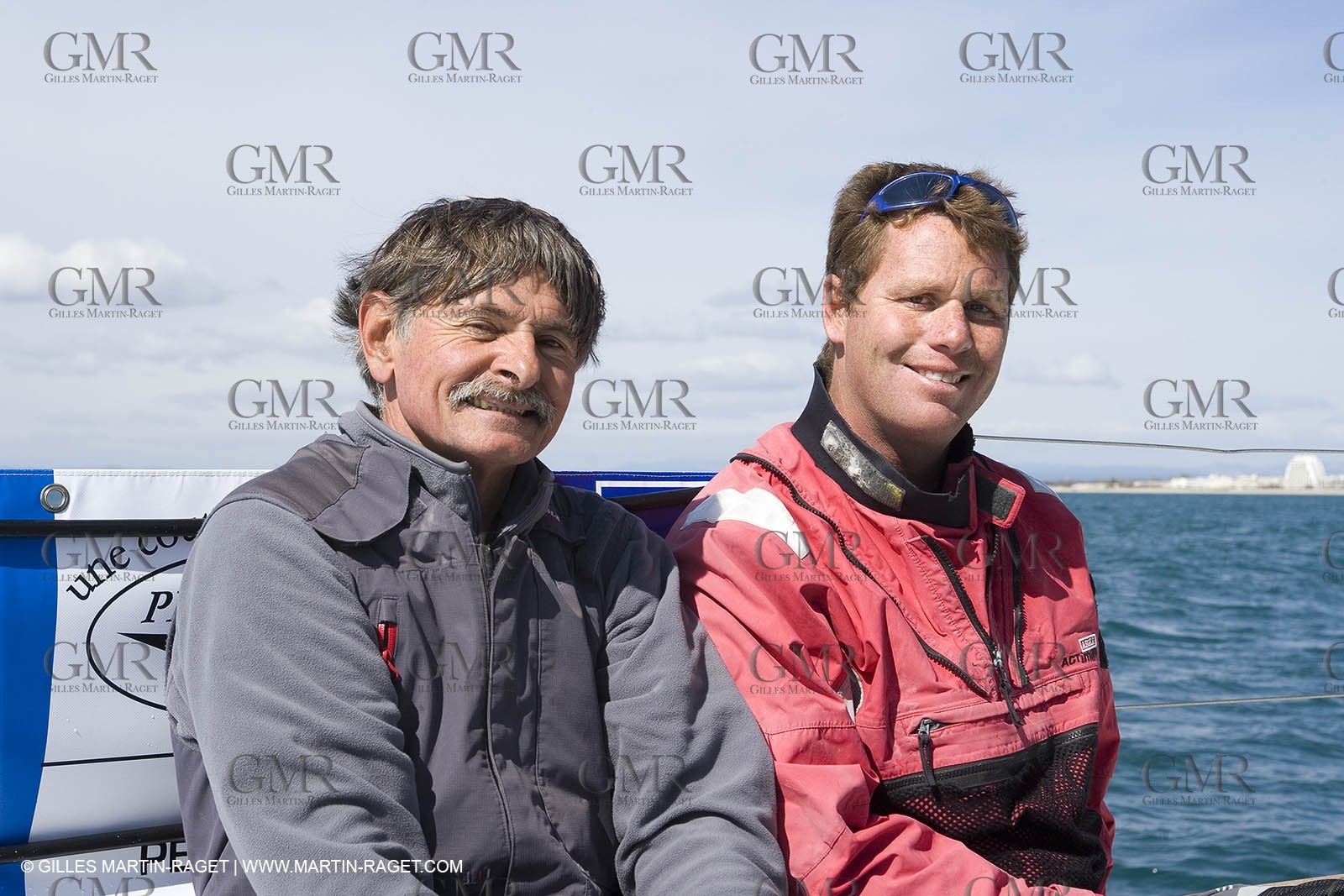 27 03 08- La Grande Motte- (FRA,34) Transat AG2R 2008- Jean-Paul Mouren- Laurent Pellecuer