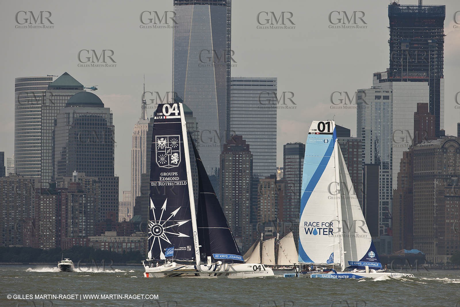 03 07 2012 - New York (USA, NY) - Krys Ocean Race prologuie - arrival in New York