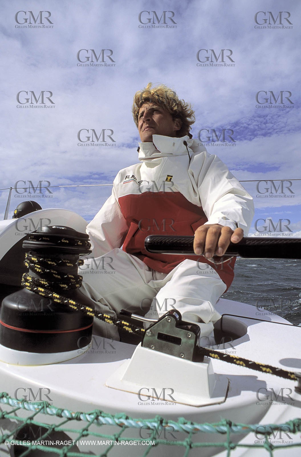 Laurent Bourgnon onboard Primagaz