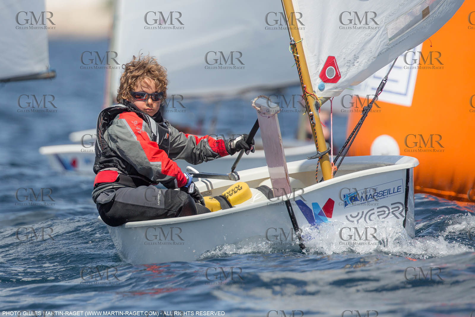 14 04 2016, Marseille (FRA,13), SNIM Dériveurs, Coupe Internationale de Printemps Optimist, Day 4