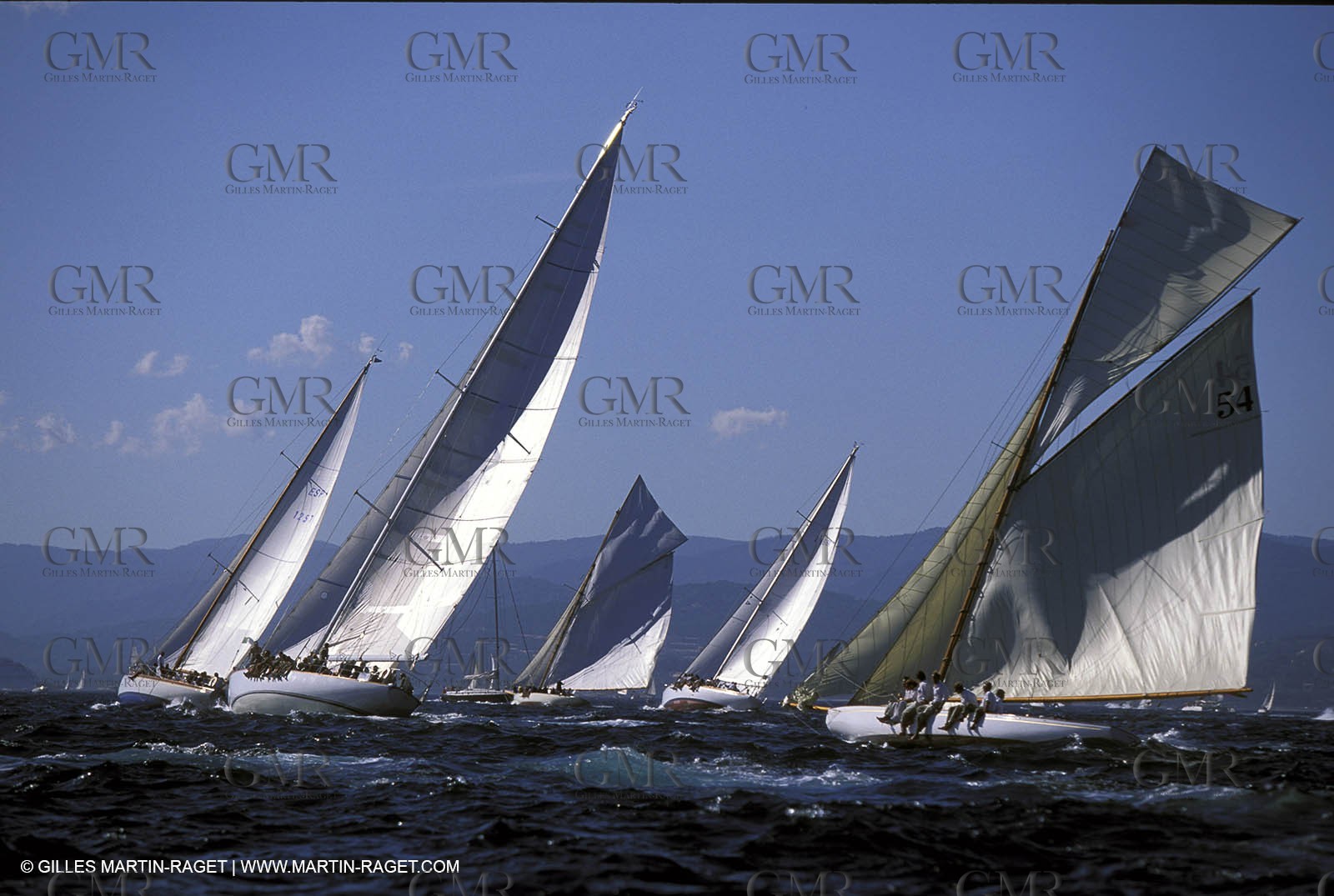 Sailing, Classic yachts, Voiles de Saint-Tropez 2003