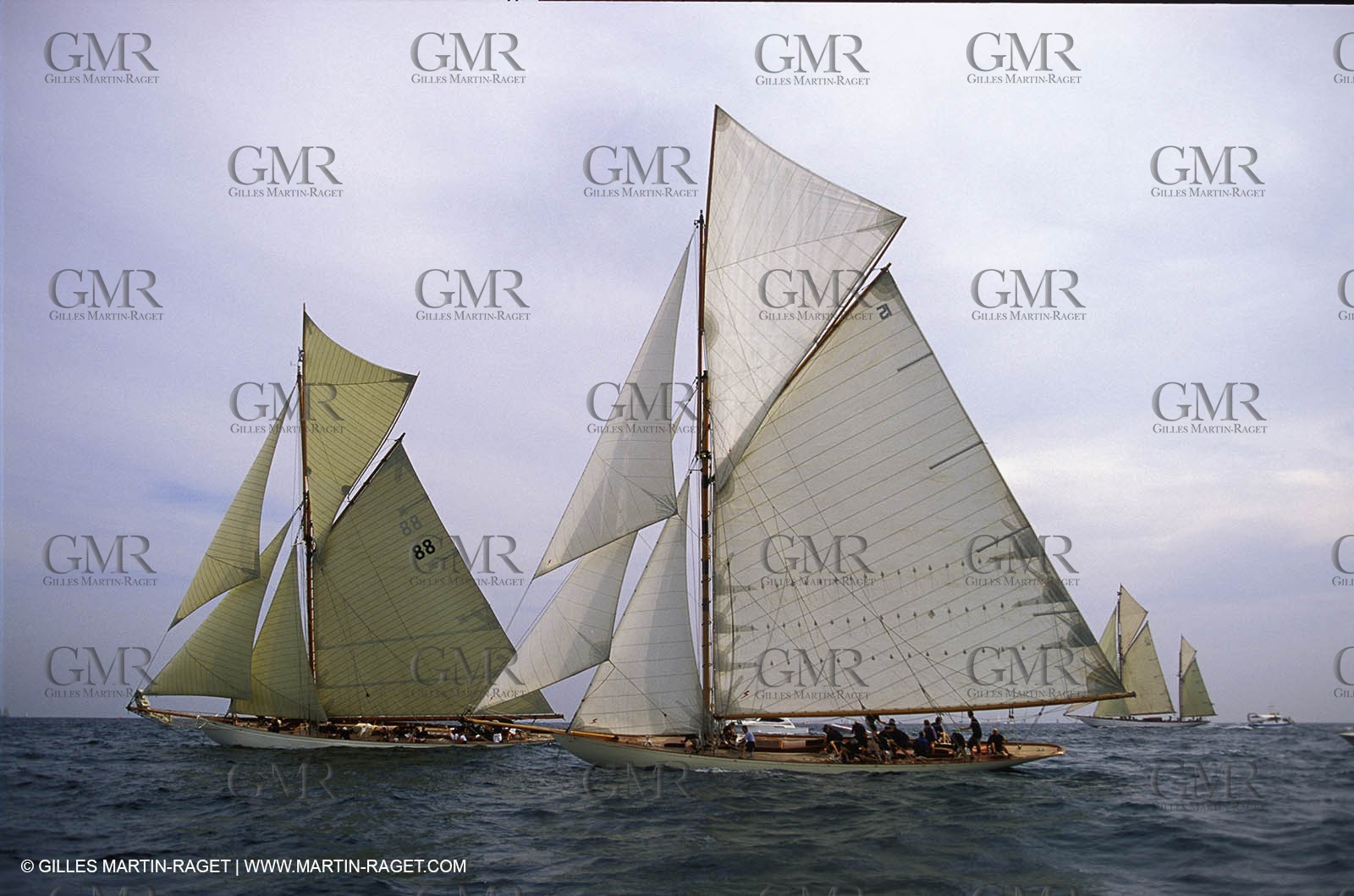Sailing, Classic yachts, Voiles de Saint-Tropez 2003