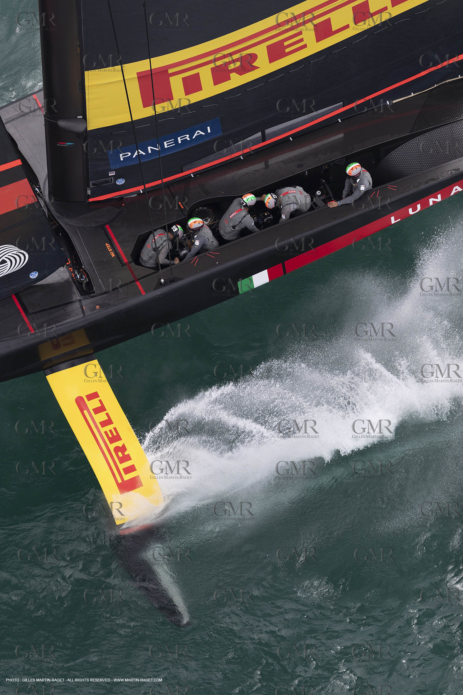 10 12 2020 - Auckland (NZL) - 36th America's Cup - Practice Sessions - Day 2 -Luna Rossa Prada Pirelli Team