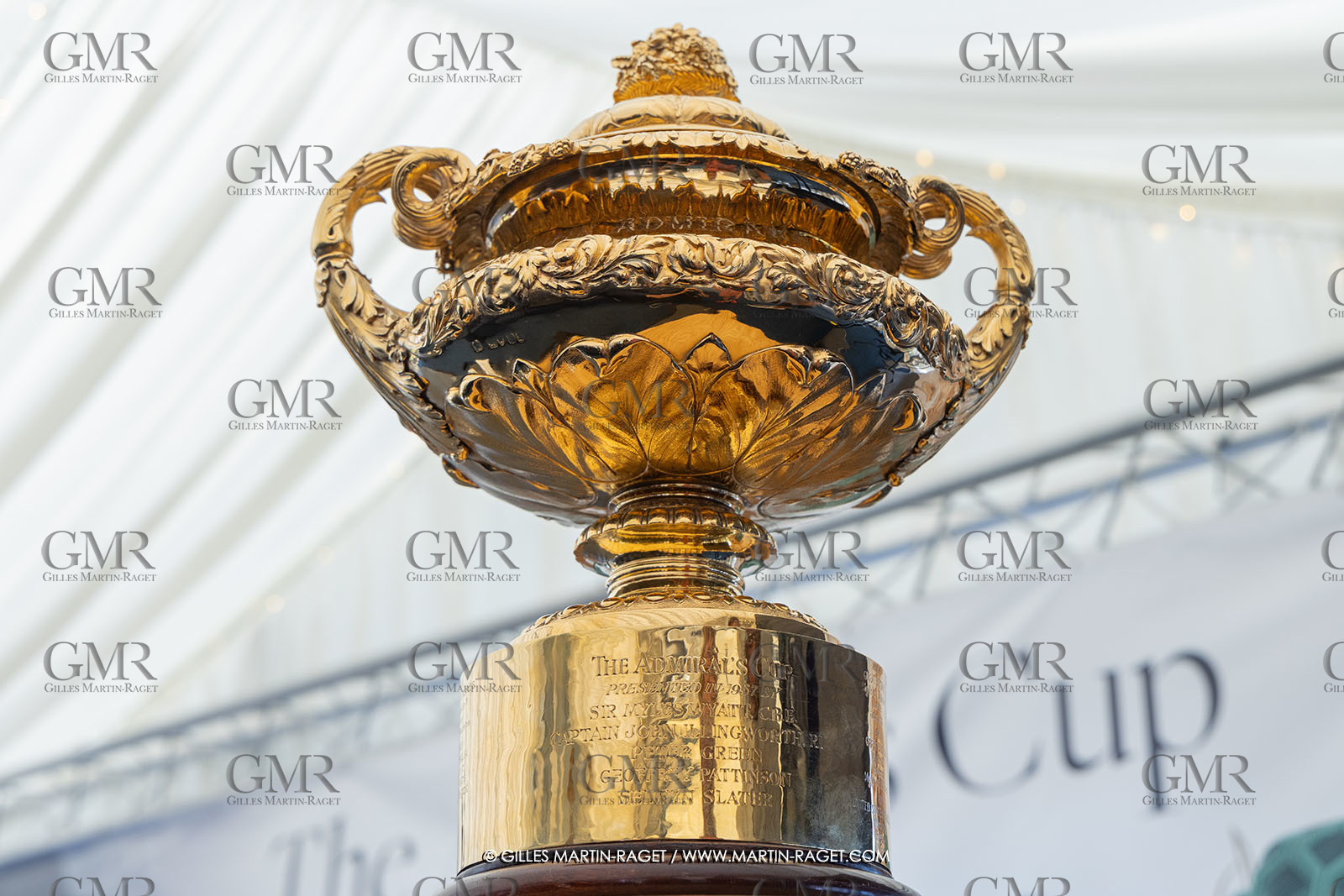 18 07 2025, Cowes (UK, IOW), Admiral's Cup 2025, The Admiral's Cup trophy