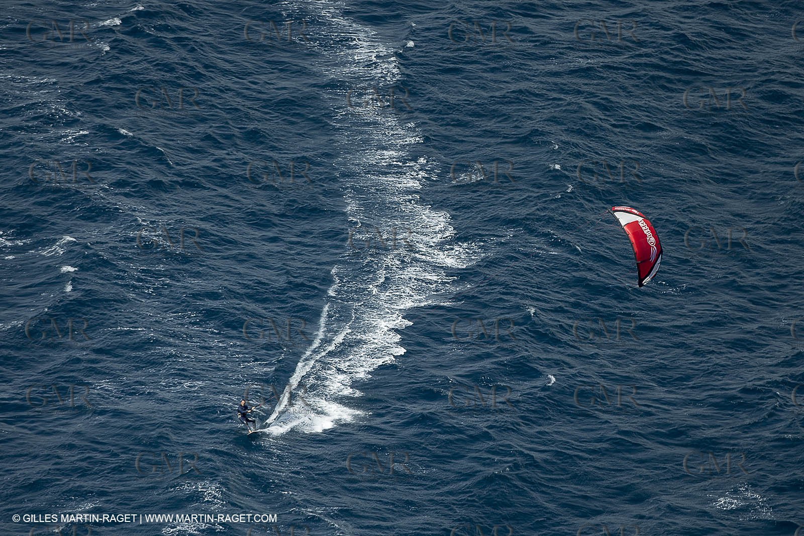 Kite Surf at Almanarre spot near Hyères (FRA,83) - 29 07 2014