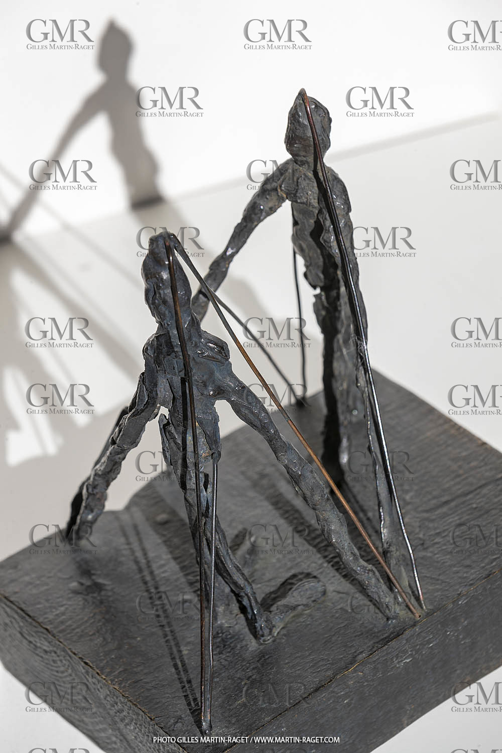 Oeuvre de Germaine Richier, La Lutte, 1946, Epreuve d'exposition