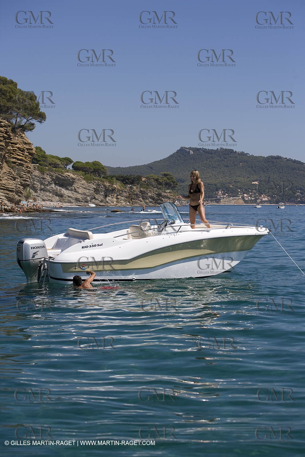 Motor boat mooring