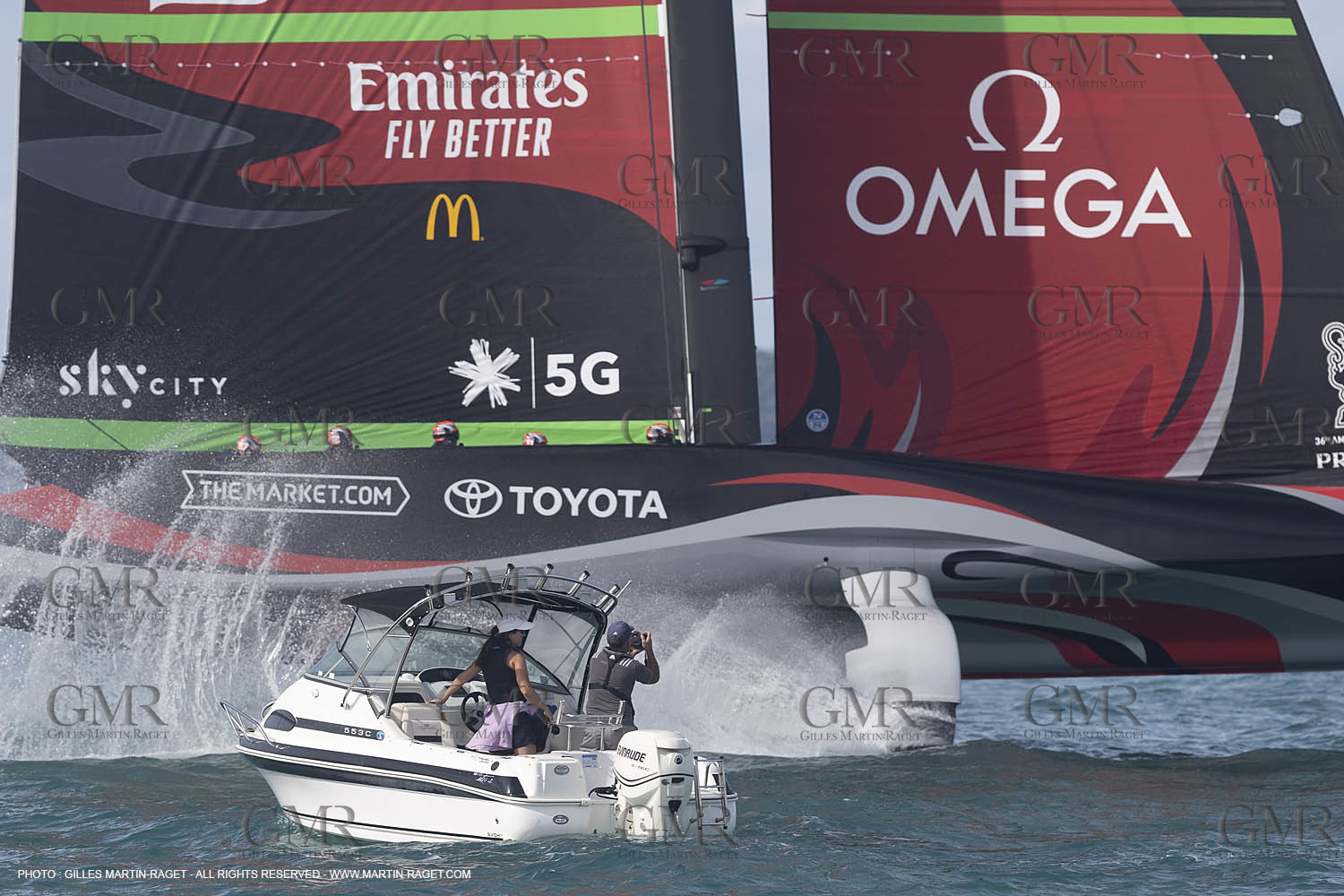 08 12 2020 - Auckland (NZL) - 36th America's Cup - Practice Sessions - Day 1