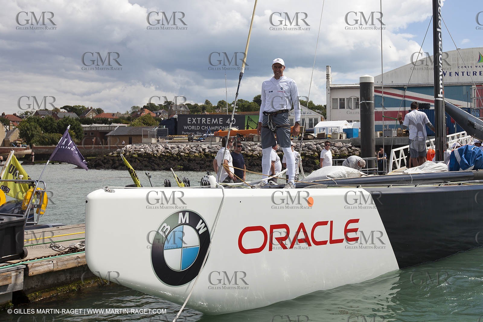 02 08 2010 - Cowes (UK, IOW) - The 1851 Cup -  BMW ORACLE Racing - Training Day.