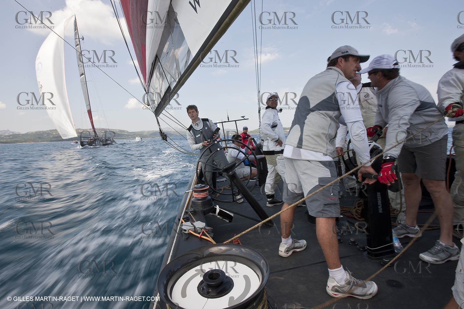 19 05 2010 - La Maddalena (ITA, Sardinia) Louis Vuitton Trophy - BMW ORACLE Racing - Training
