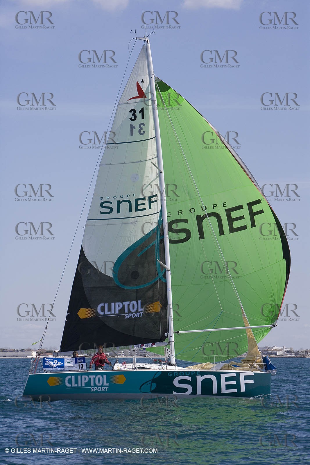 27 03 08- La Grande Motte- (FRA,34) Transat AG2R 2008- Jean-Paul Mouren- Laurent Pellecuer