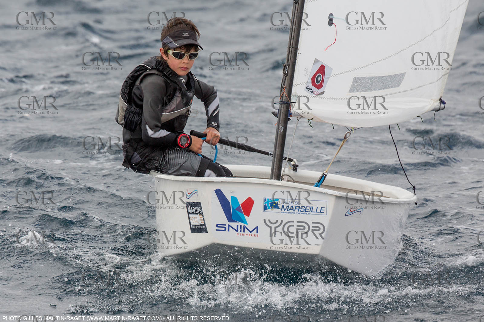 15 04 2016, Marseille (FRA,13), SNIM Dériveurs, Coupe Internationale de Printemps Optimist, Final Day