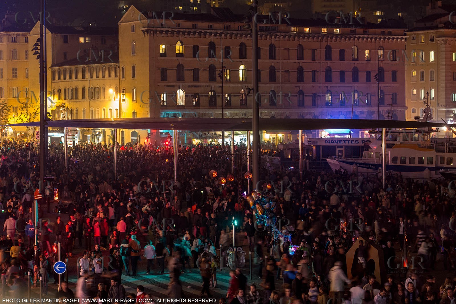 03 05 2013 - Marseille (FRA,13) - Marseille Provence 2013, Historical port Illumination by Company Carabosse