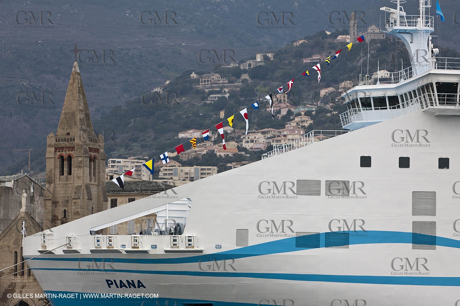 01-31-12   Marseilles (FRA,13) Bastia (FRA,Corsica)   Launching cruising trip and Christening ceremony of PIANA, last ferry ship from La Meridionale
