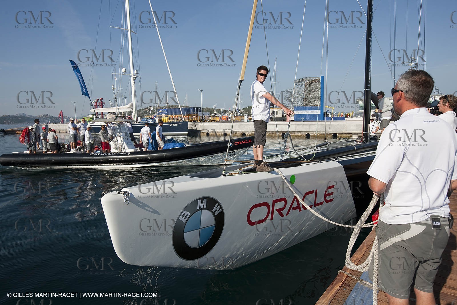 19 05 2010 - La Maddalena (ITA, Sardinia) Louis Vuitton Trophy - BMW ORACLE Racing - Training