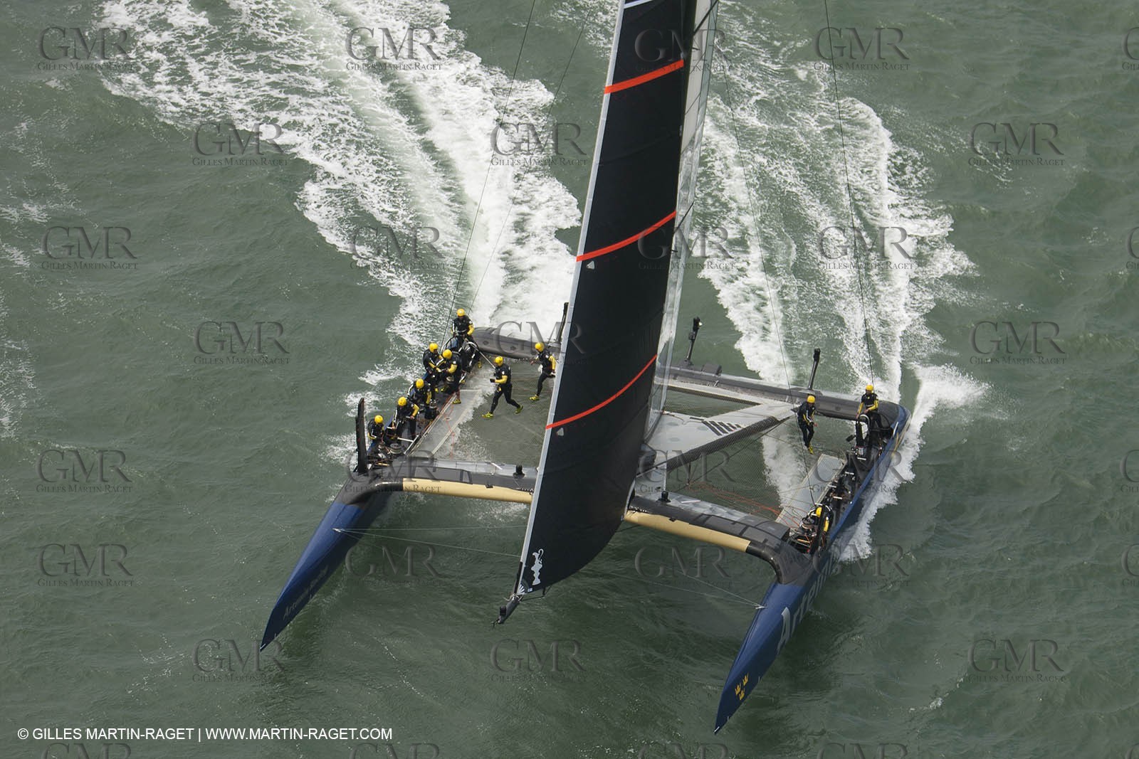 03 08 2013 - San Francisco (USA,CA) - 34th America's Cup - Louis Vuitton Cup - Semi-finals - Luna Rossa vs Artemis Racing - Race 1 - Artemis Racing