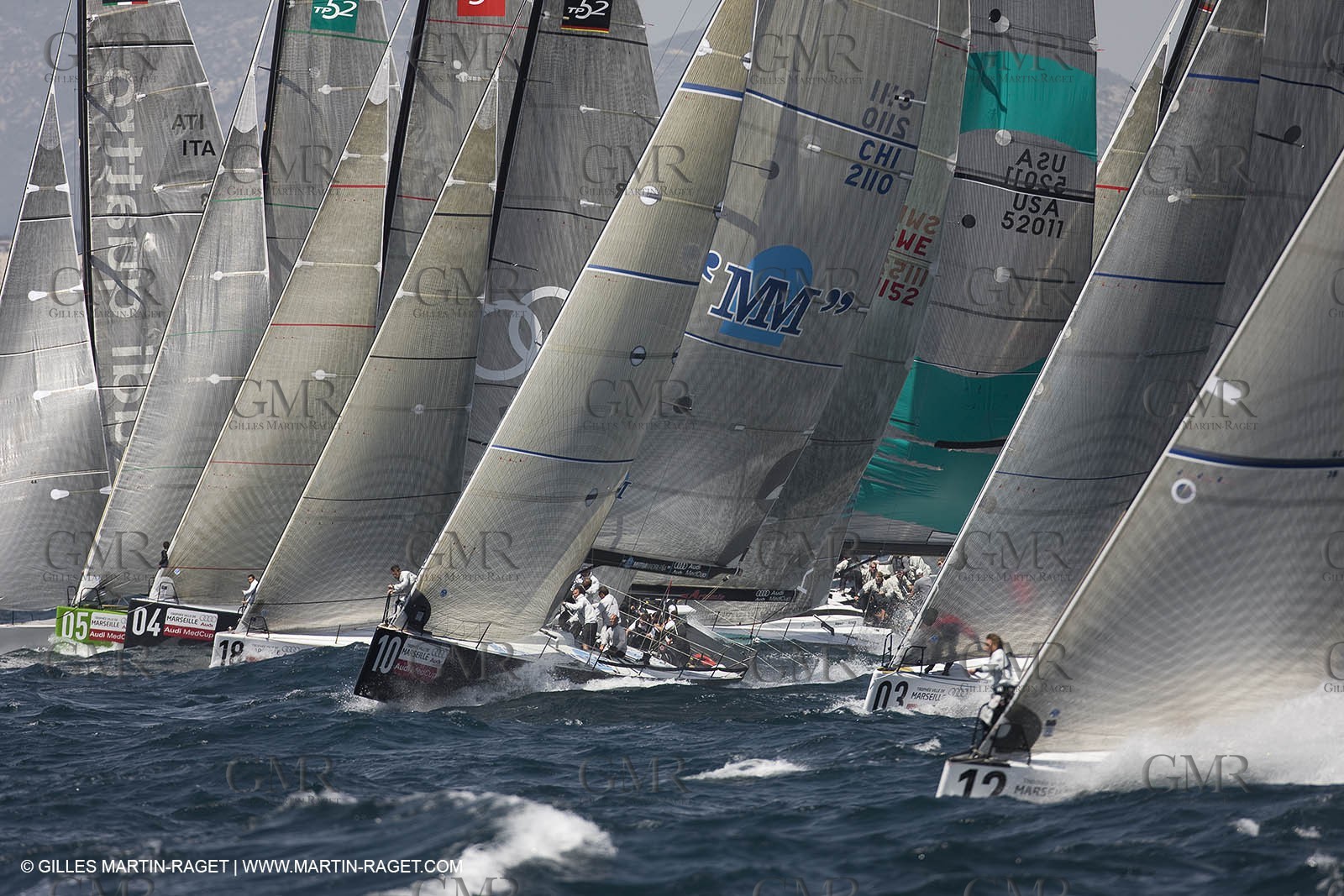 04 06 2008 - Marseille (FRA,13) - TP 52 Audi MedCup - Day 1