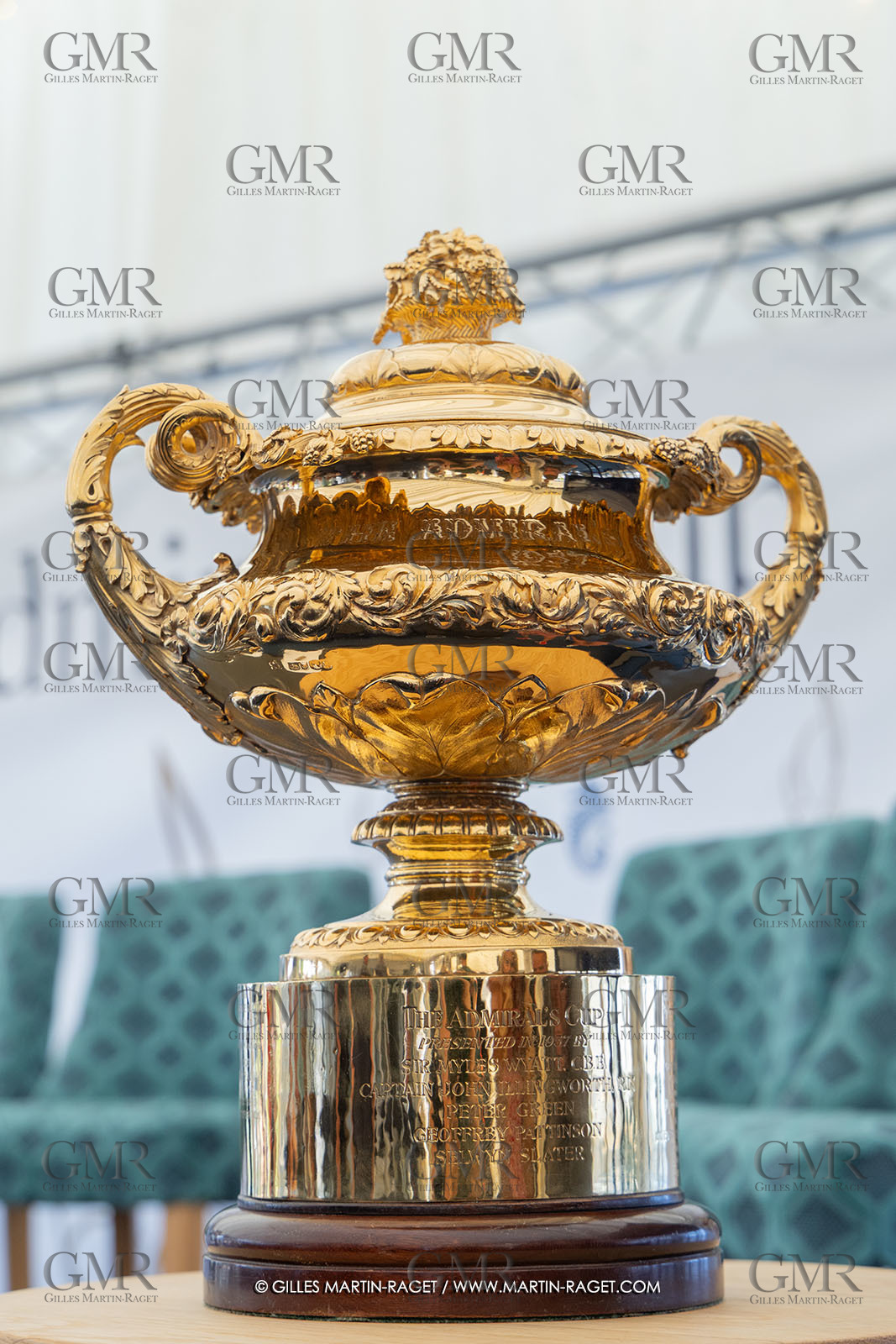 18 07 2025, Cowes (UK, IOW), Admiral's Cup 2025, The Admiral's Cup trophy