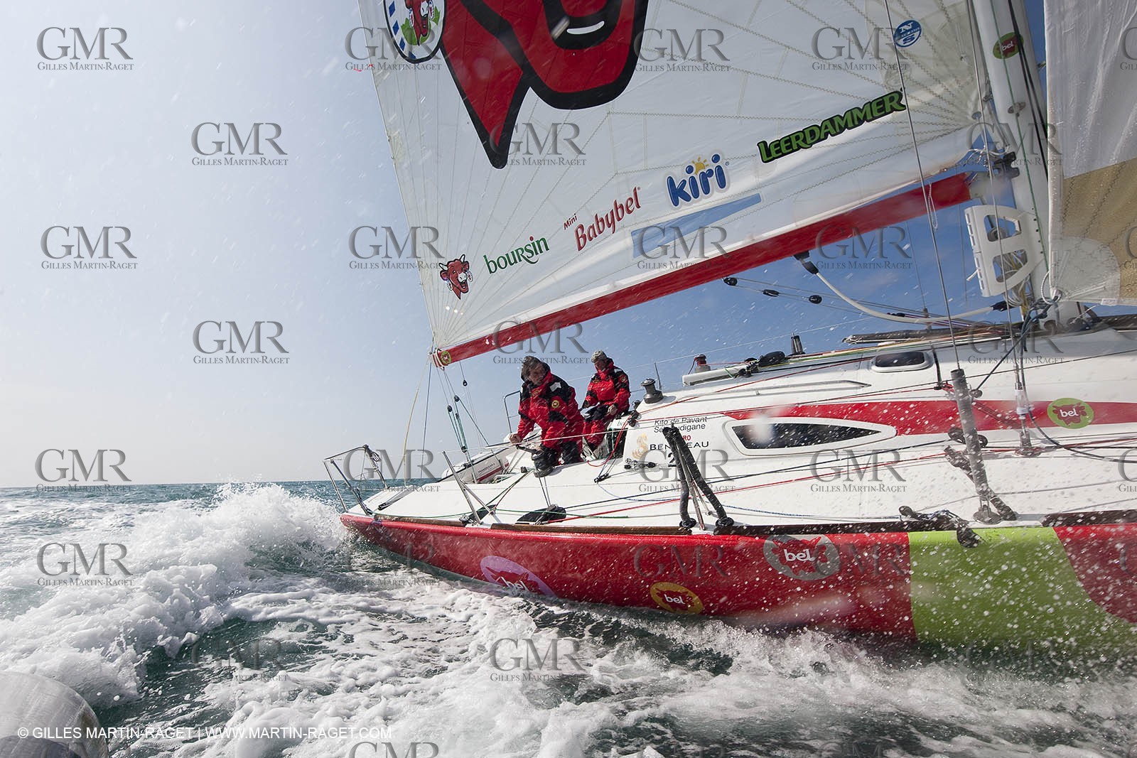 13 03 2010 -  La Grande Motte   Port Camargue (FRA) - Groupe Bel - Kito de Pavant   Sebastien Audigane training for Transat AG2R