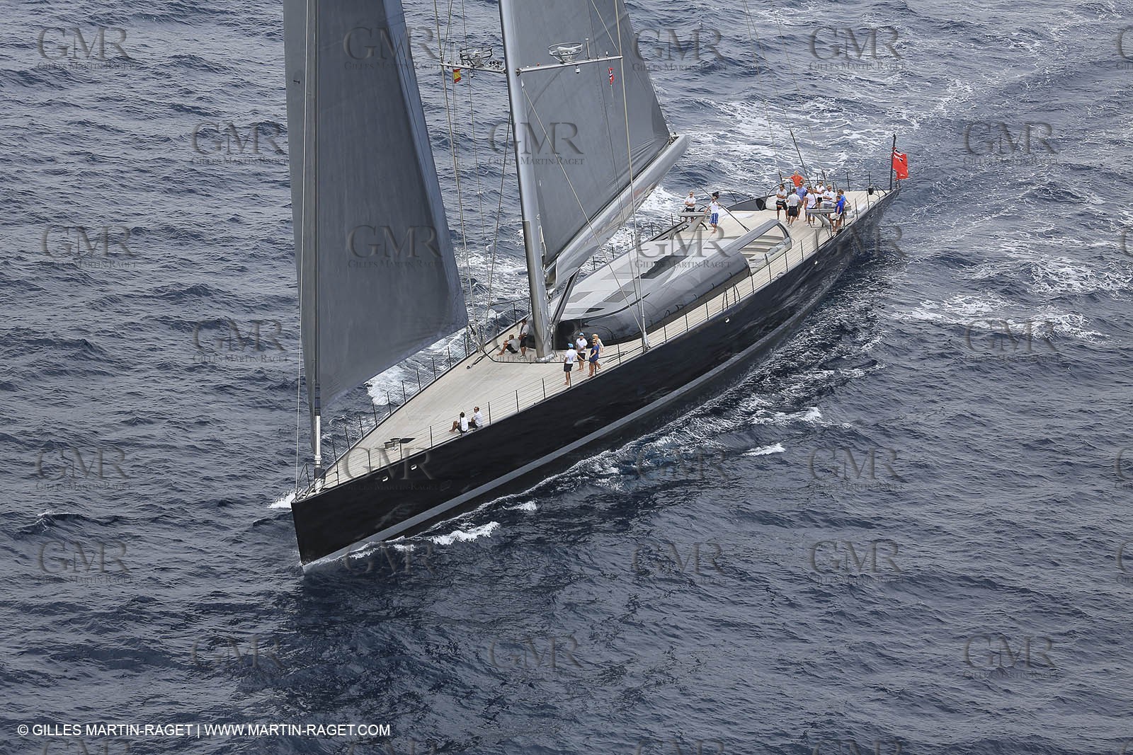 11 10 2014, Alicante (ESP), Volvo Ocean Race 2014-15 start, Super Yacht Aglaia