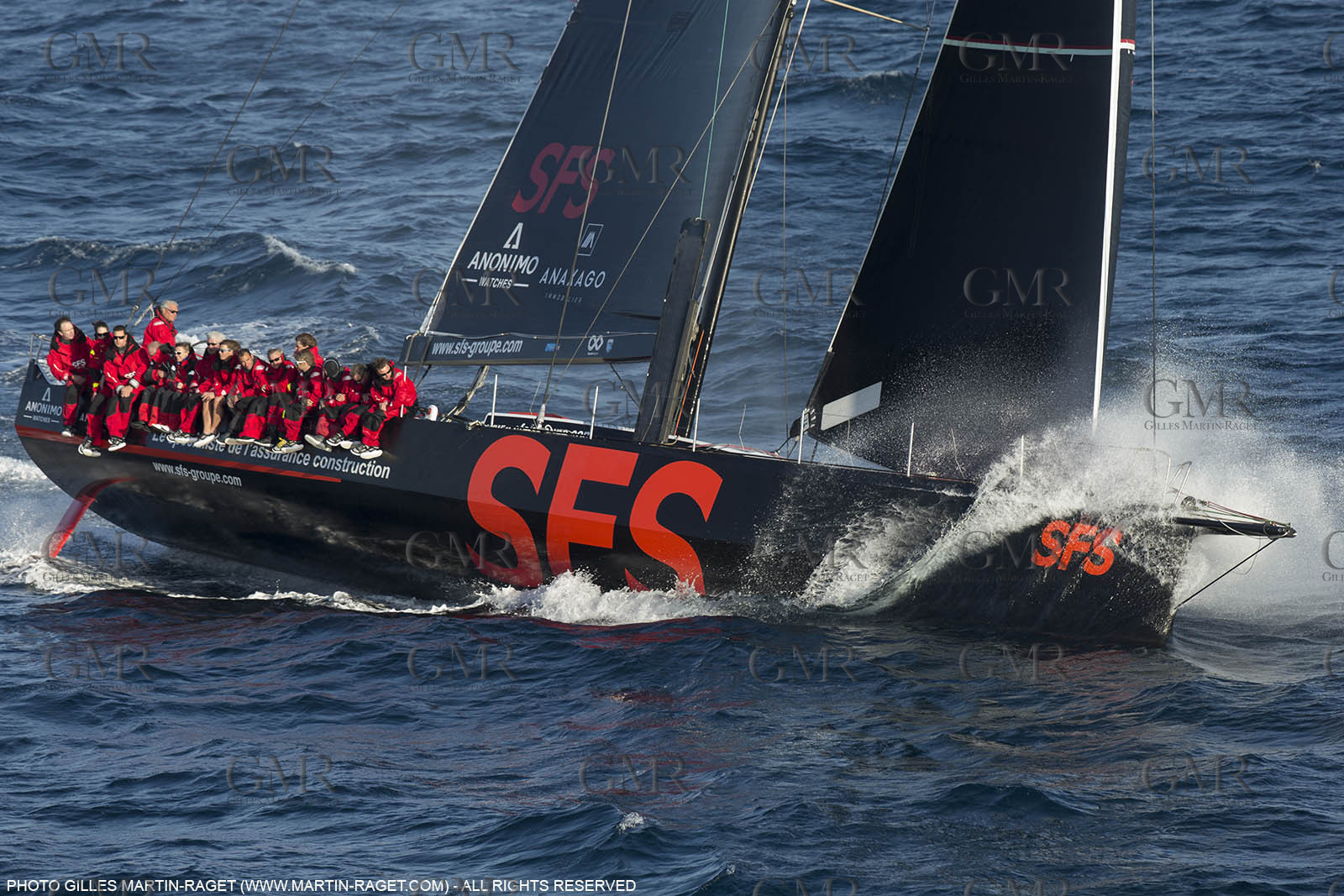 24 mars 2016   Marseille (FRA,13), SFS II (skipper Lionel Péan), last training before Marseille Sailing Week