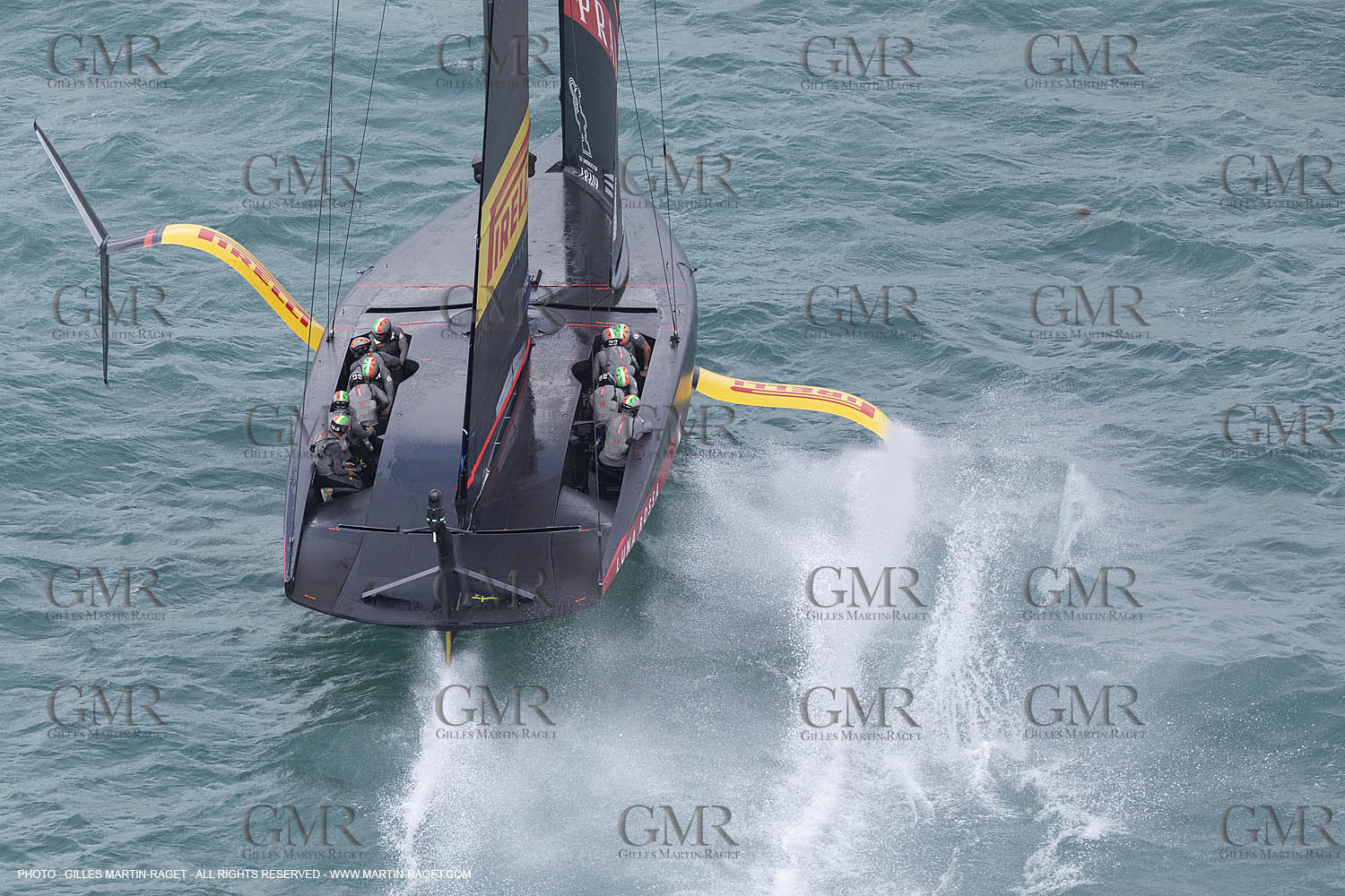 10 12 2020 - Auckland (NZL) - 36th America's Cup - Practice Sessions - Day 2 -Luna Rossa Prada Pirelli Team
