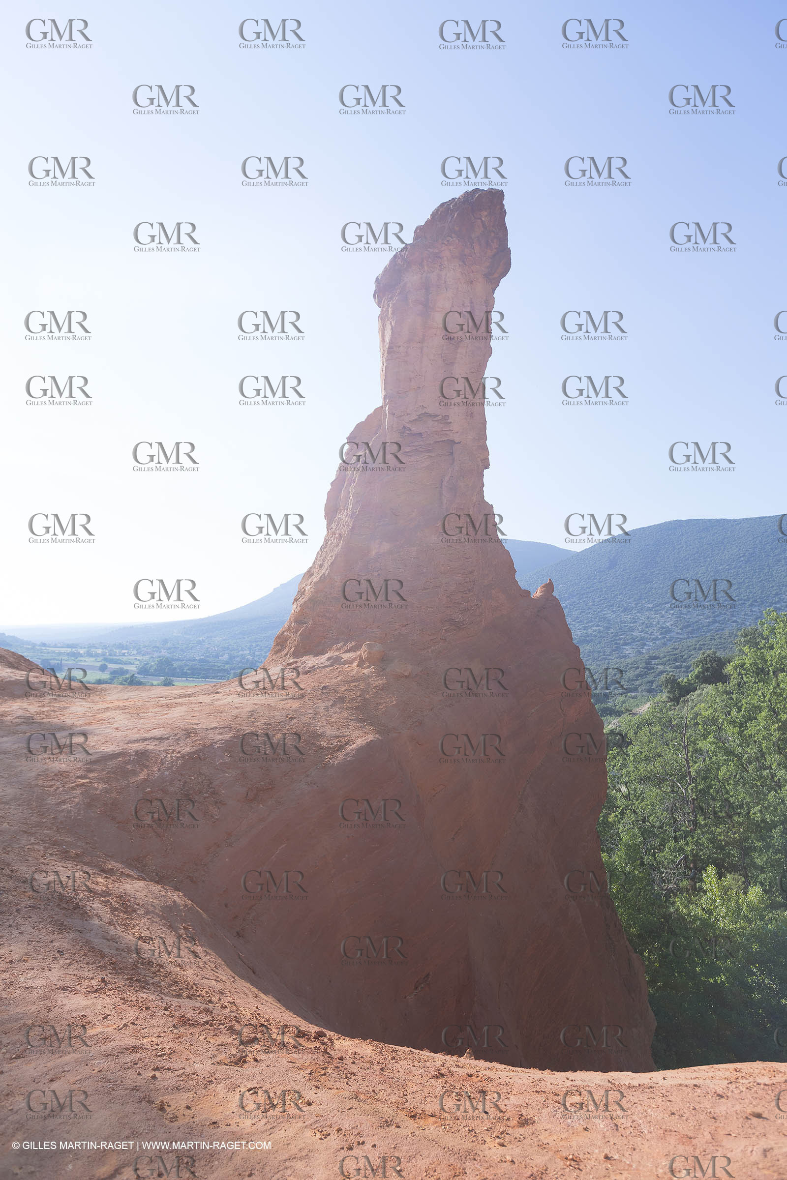 21 06 2018, Rustrel (FRA, 84), Anciennes carrières d'ocre