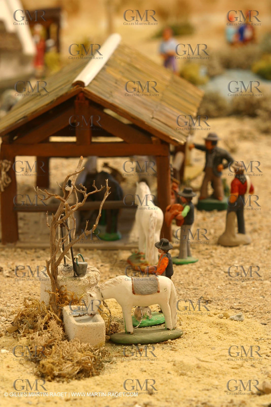 Great crib from les Saintes Maries de la mer (FRA, 13) for Christmas, December 2010