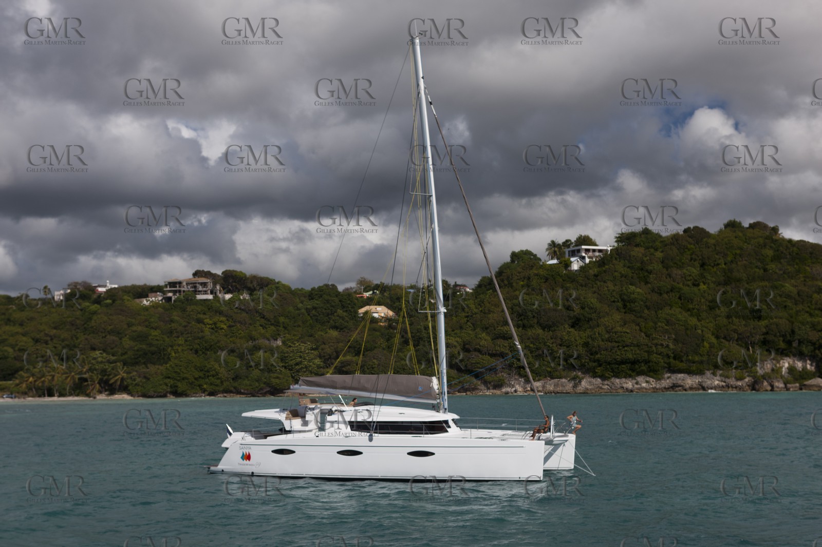31 01 2012 - Marie-Galante (West Indies) - Fountaine-Pajot -  Sanya 57
