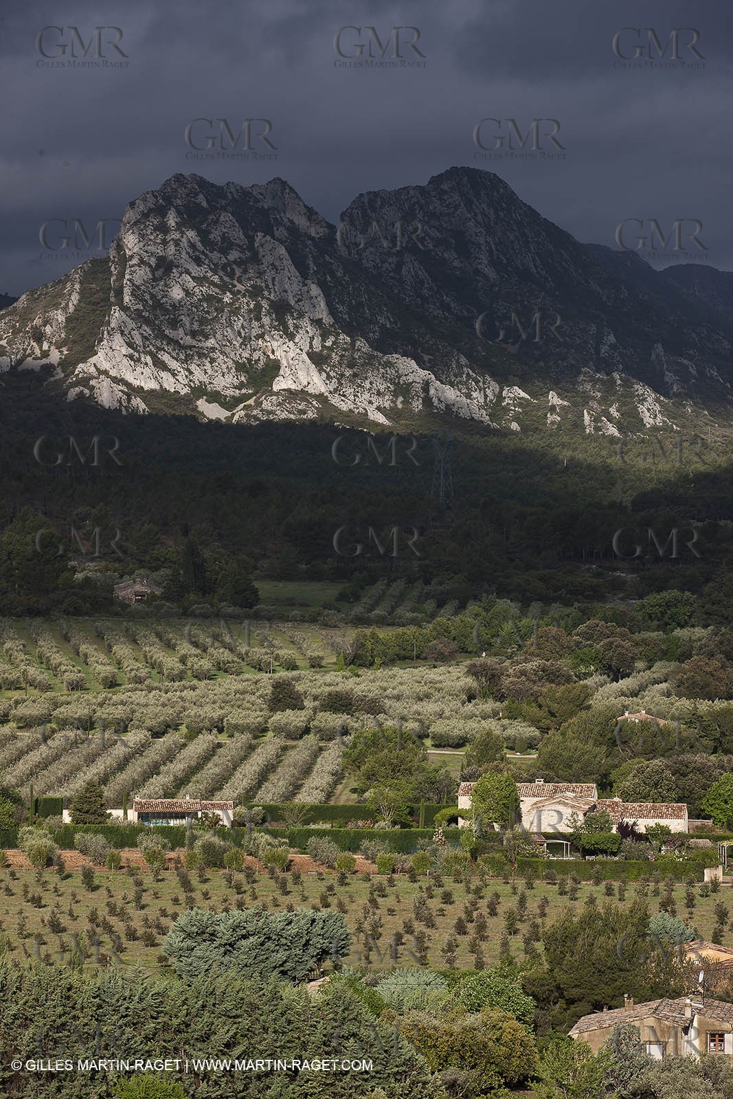 29 04 2012 - Eygalières (FRA, 13) - Chaîne des Alpilles vers Eygalières