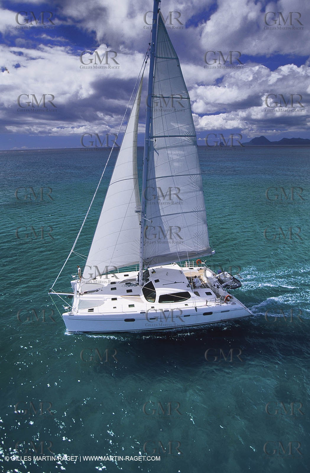 Cruising multihull sailing