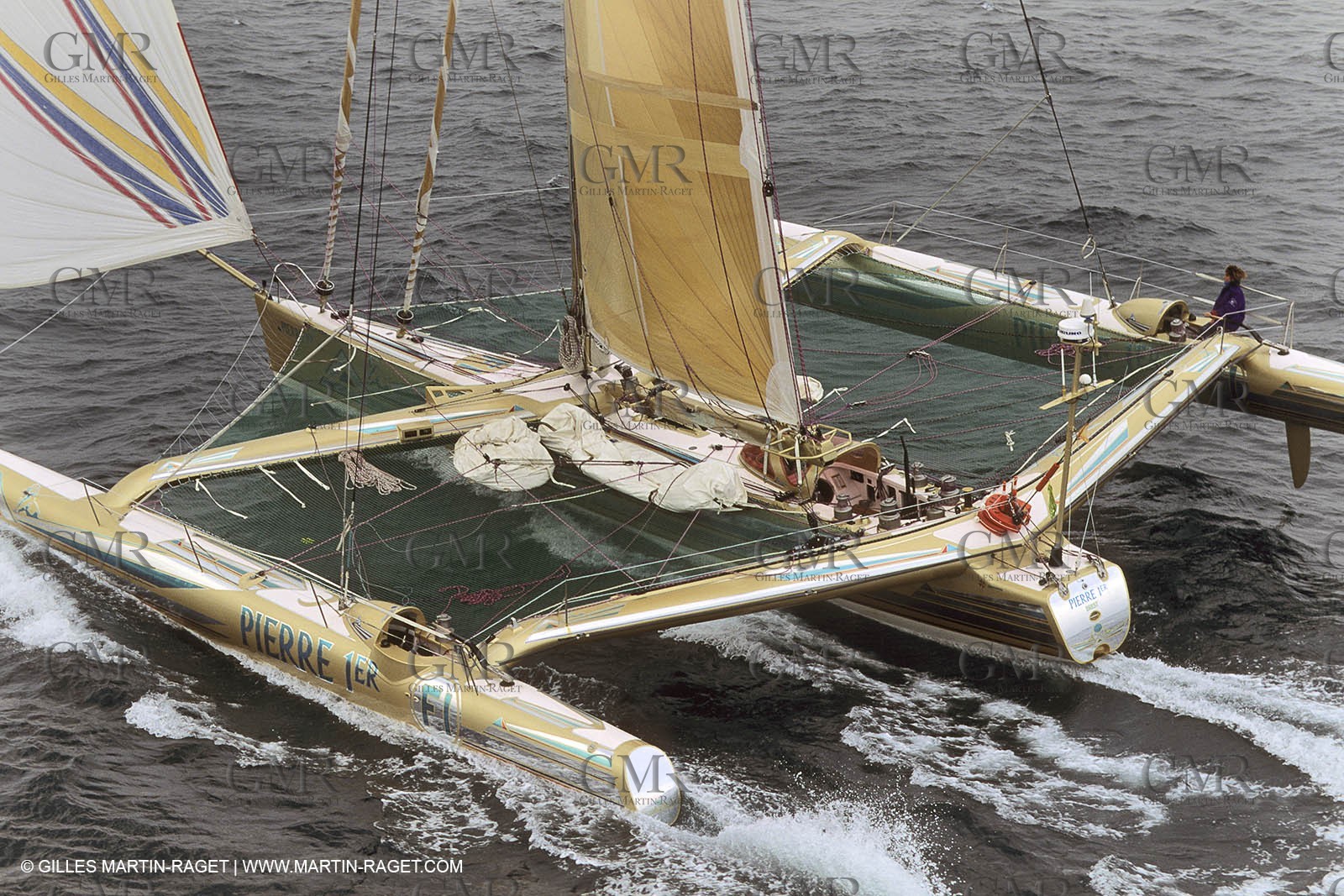 Route du Rhum 1990, Florence Arthaud finish