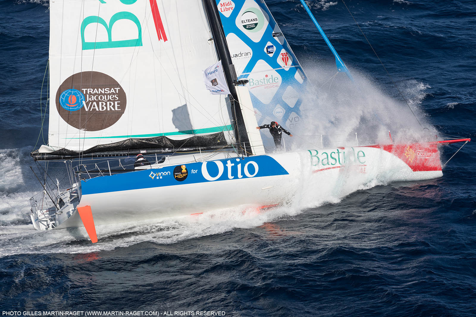 13 07 2017, Port Camargue (FRA,30), Transat Jacques Vabre 2017, Bastide Otio (Kito de Pavant, Yannick Bestaven), offshore trainings