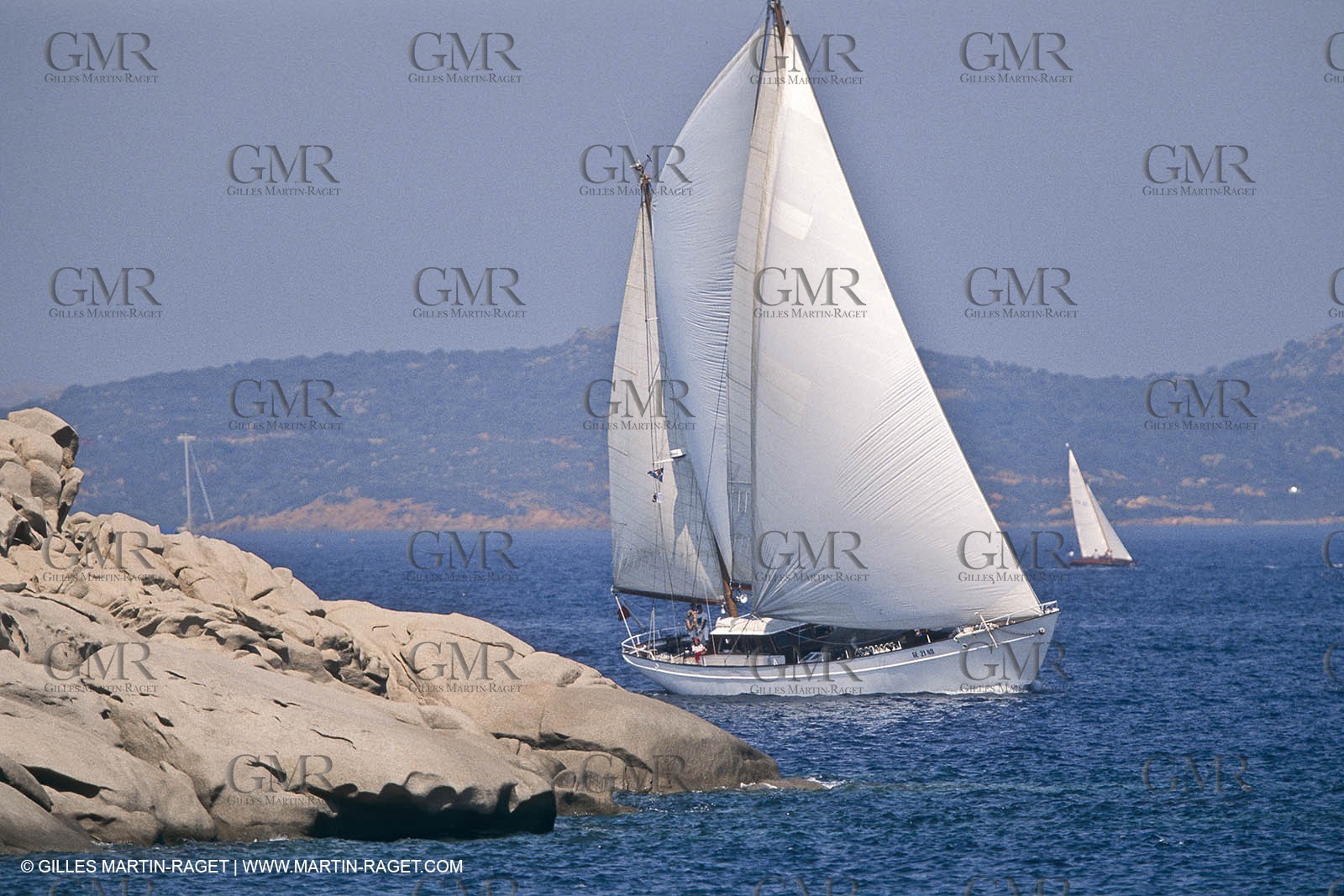 Costa Smeralda (Italia, Sardinia) - Classic yachts in La Maddalena archipelago