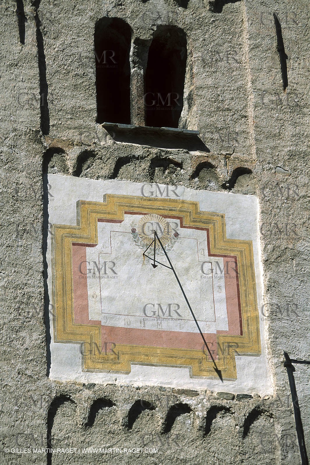 France - Southern Alps - Solar clocks